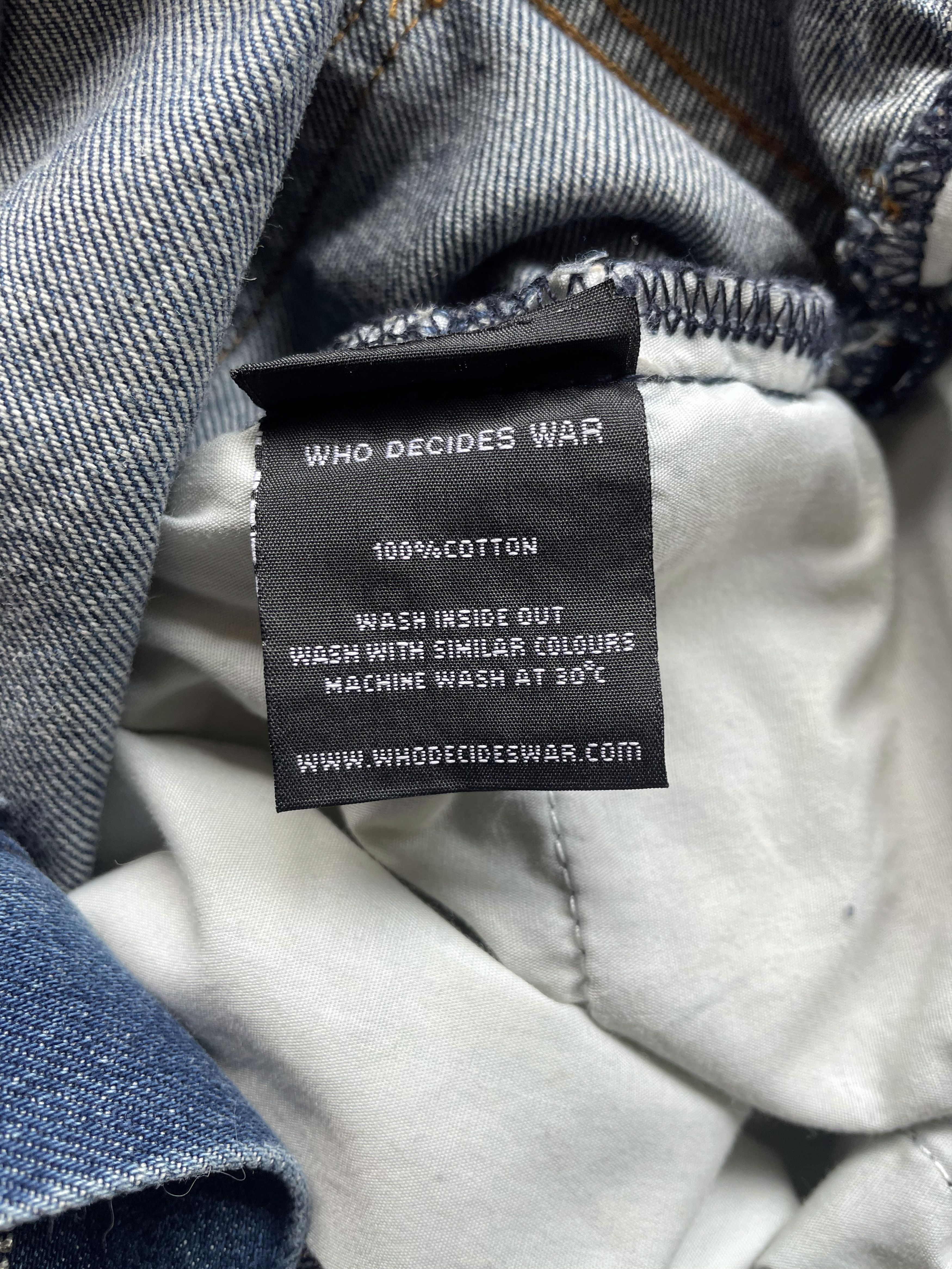 Who Decides War Bandana Patch Flared Jeans Size US 36 / EU 52 - 24 Thumbnail