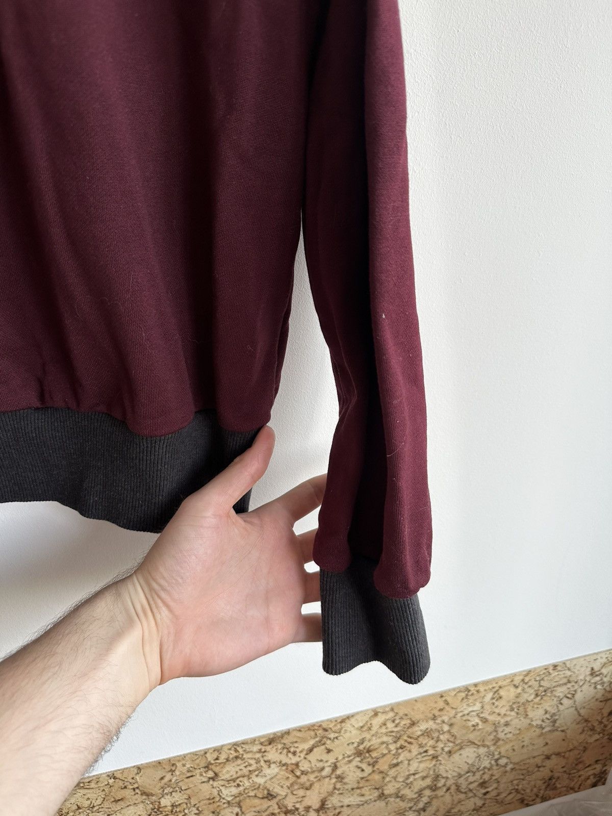 Dolce & Gabbana Dolce & Gabbana Cherry Dark Red Big Logo Sweatshirt Size 50 Size US M / EU 48-50 / 2 - 6 Thumbnail