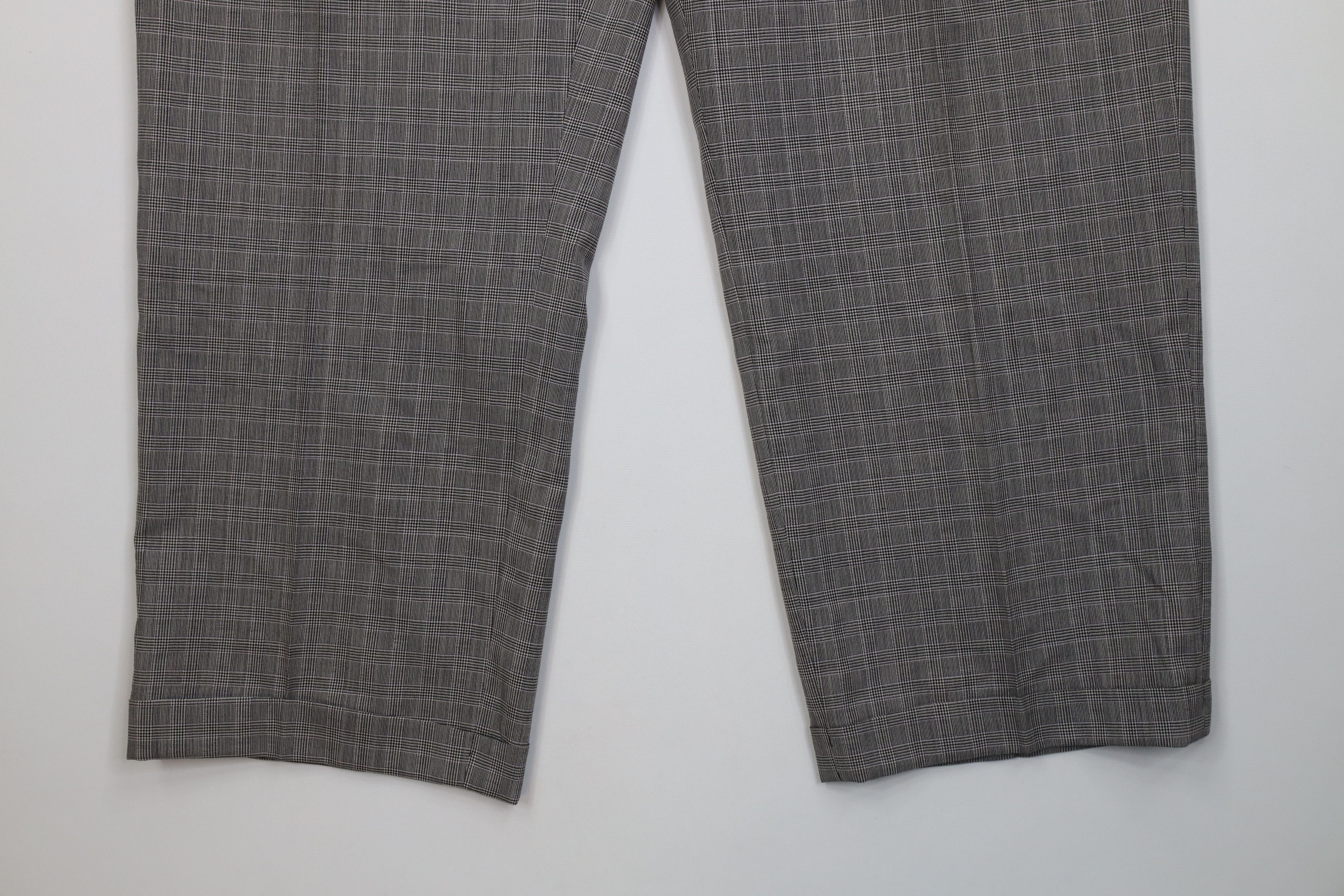 Vintage Vintage 90s Streetwear Wide Leg Chino Pants Houndstooth Size US 36 / EU 52 - 4 Thumbnail