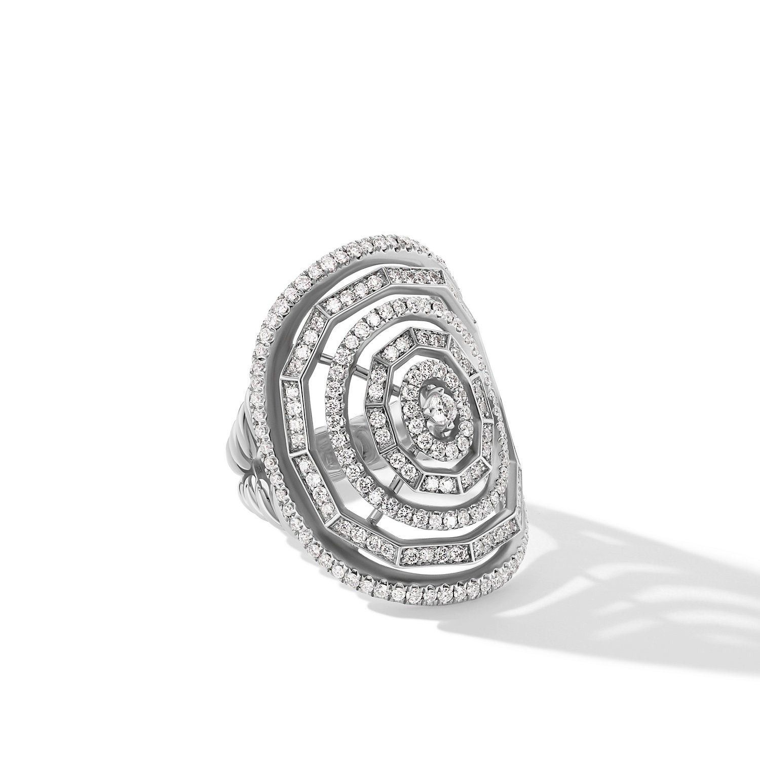 David Yurman o1s1wg111025 R16980D /Size 6 / Stax Ring in 18K in Silver Size ONE SIZE - 1 Thumbnail
