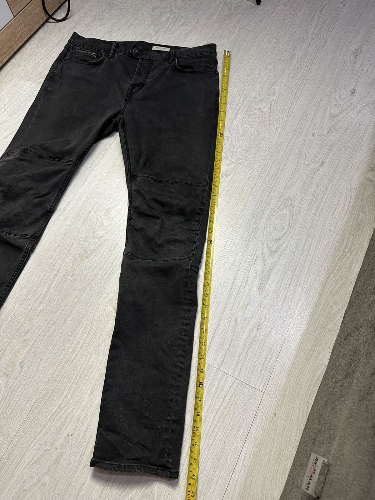 Allsaints Mens Pants Denim Jeans Allsaints Size 33 Reynolds Biker Size US 33 - 11 Thumbnail