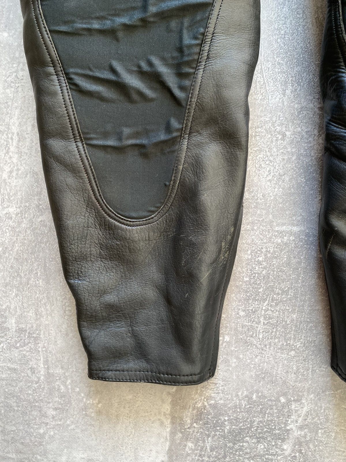 Vintage Vintage Leather Moto Pants Size US 31 - 9 Thumbnail