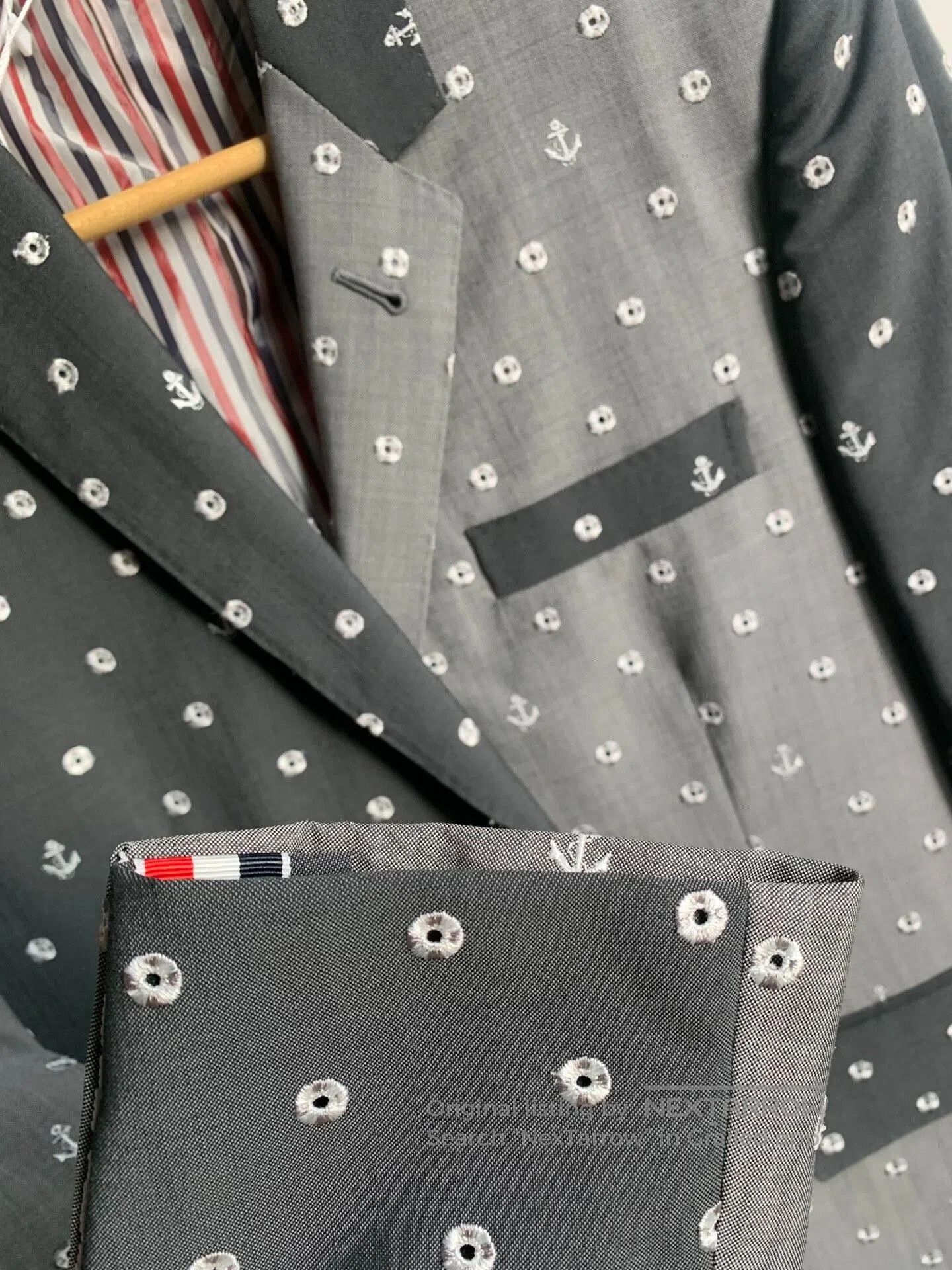 Thom Browne Thom Browne Anchor Embroidery Blazer. Size US S / EU 44-46 / 1 - 4 Thumbnail