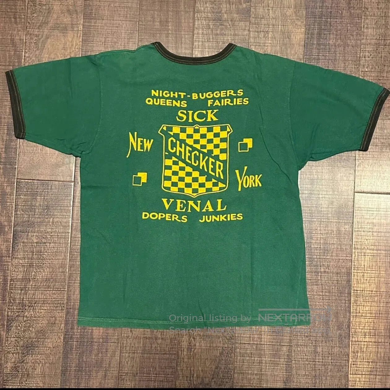 Freewheelers Green Graphic Short Sleeve T-Shirt. Size US M / EU 48-50 / 2 - 2 Thumbnail