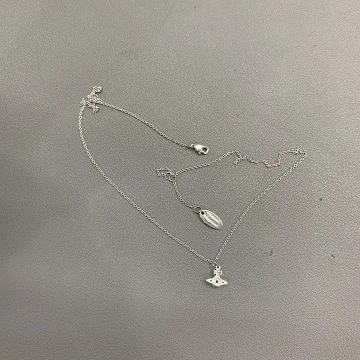 Vivienne Westwood Vivienne Westwood Crystal Saturn Pendant Necklace Size ONE SIZE - 3 Thumbnail