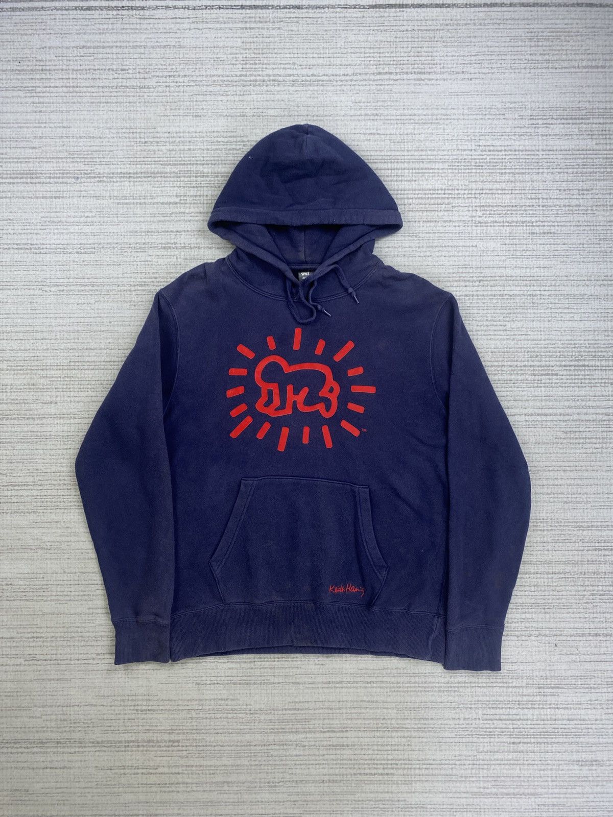 Keith Haring × Uniqlo × Vintage Vintage Keith Haring X Uniqlo Big Printed Hoodie Size US M / EU 48-50 / 2 - 1 Thumbnail