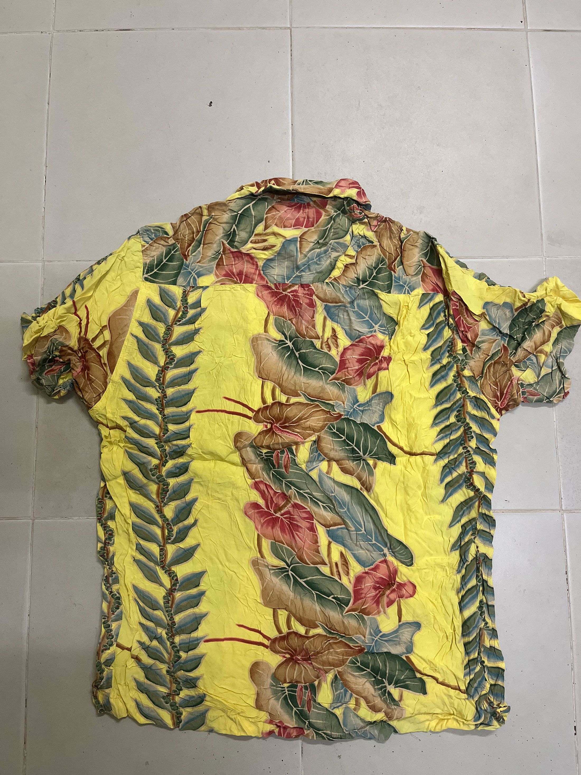 Sci-Fi Fantasy Vintage Kamehameha Short Sleeve Hawaii Hawaiian 70s 80s Size US S / EU 44-46 / 1 - 3 Thumbnail
