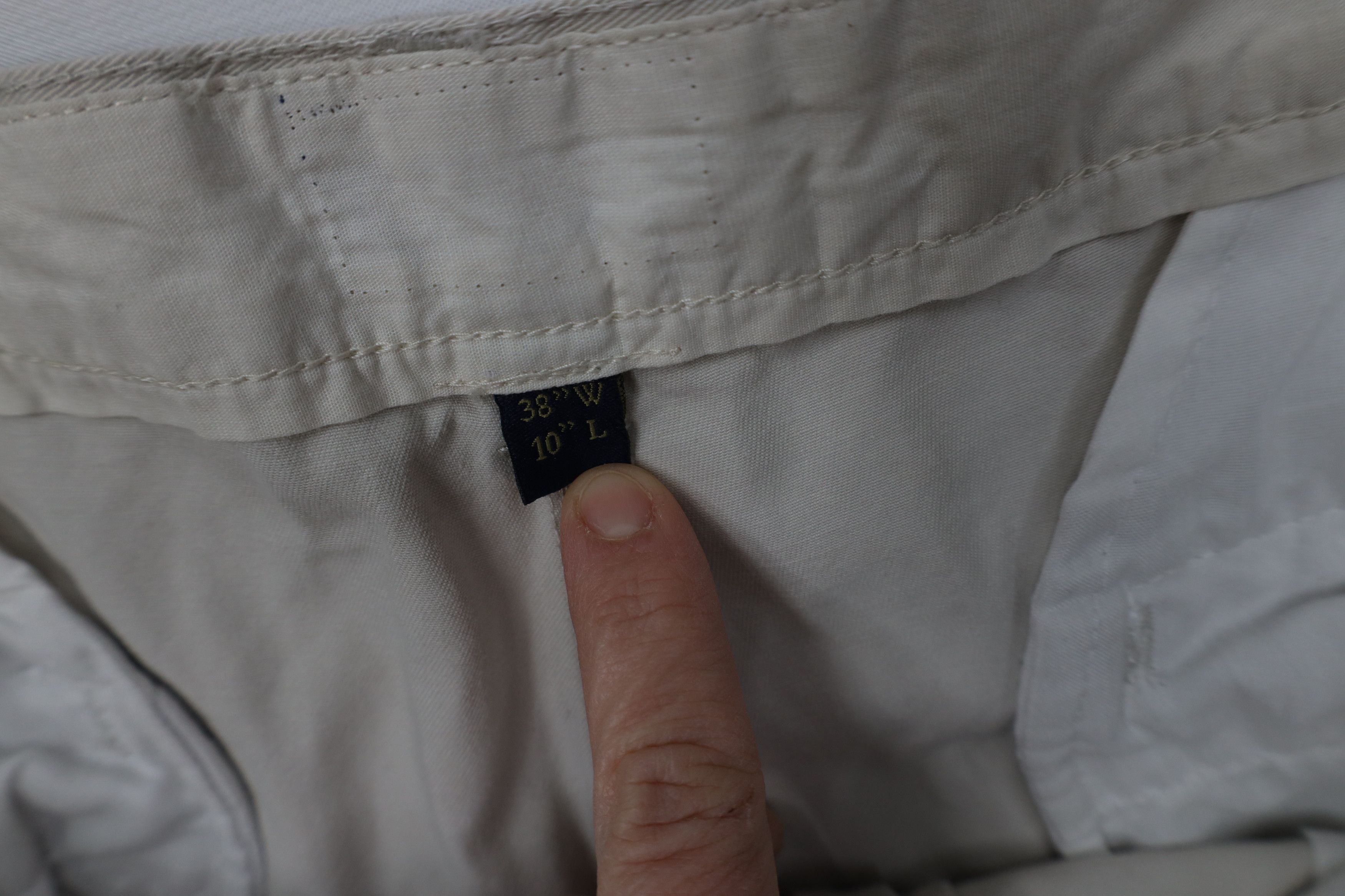 Vintage Vintage Y2K Streetwear Relaxed Fit Cargo Shorts Beige Cotton Size US 38 / EU 54 - 7 Thumbnail