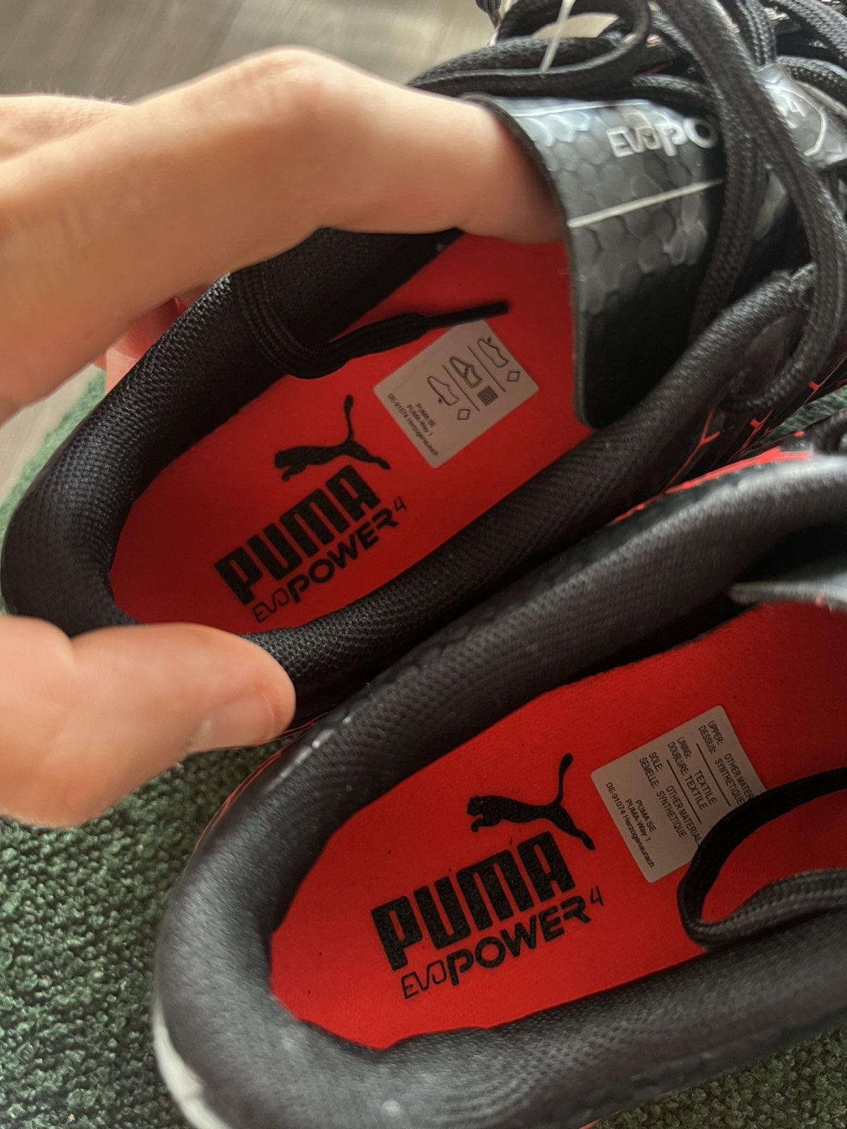 Puma Puma EvoPower 4 X Oliver Giroud Black/Red New Football Boots Size US 10.5 / EU 43-44 - 20 Thumbnail