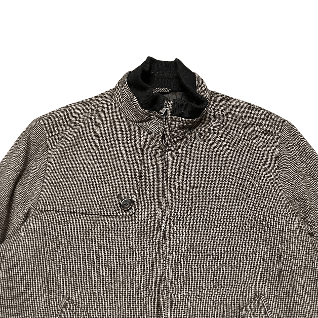 Japanese Brand Vintage Durban Wool Zipper Jacket Yohji Yamamoto Size US L / EU 52-54 / 3 - 2 Thumbnail