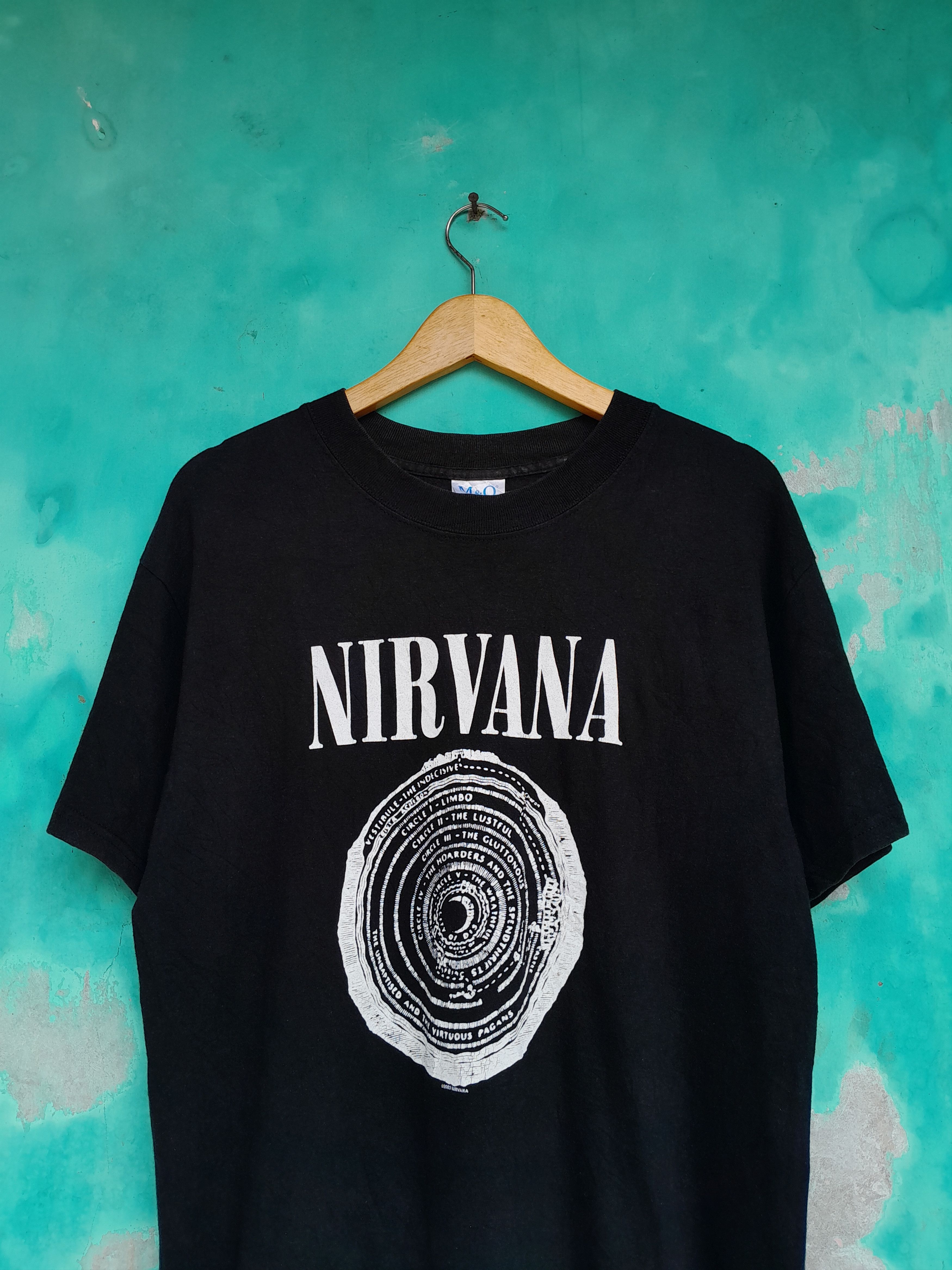 Band Tees Vintage NIRVANA Vestibule circle limbo shirt Size US M / EU 48-50 / 2 - 3 Thumbnail