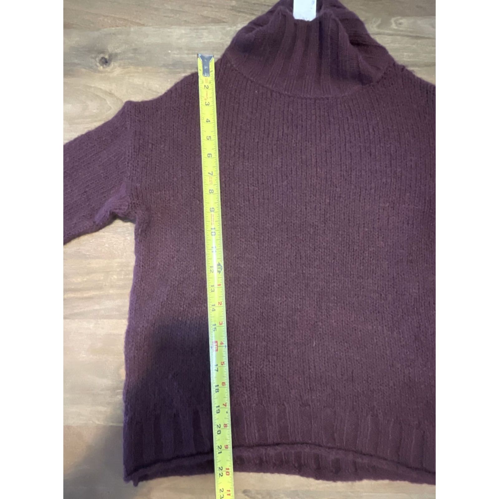 Vintage BP Sweater Shirt Women Oversized Chunky Knit Red Long Sleeve XXS Pullover Crew Neck Casual Fall Winter Women’s Knit Angled Stitch Design NWT Size XXS / US 00 / IT 34 - 6 Thumbnail
