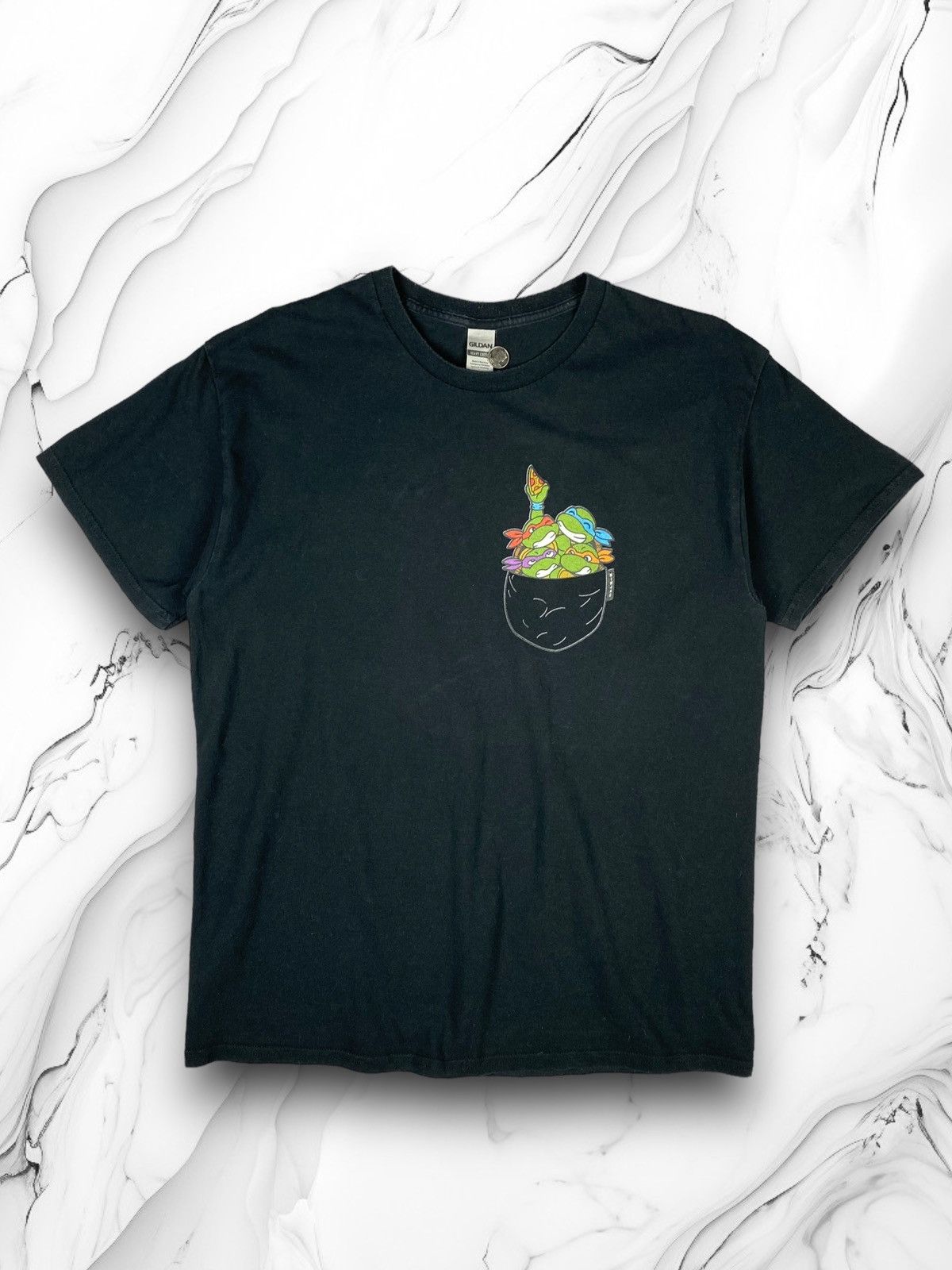 Vintage Vintage 90s teenage mutant ninja turtles Tee T shirt Size US L / EU 52-54 / 3 - 1 Thumbnail