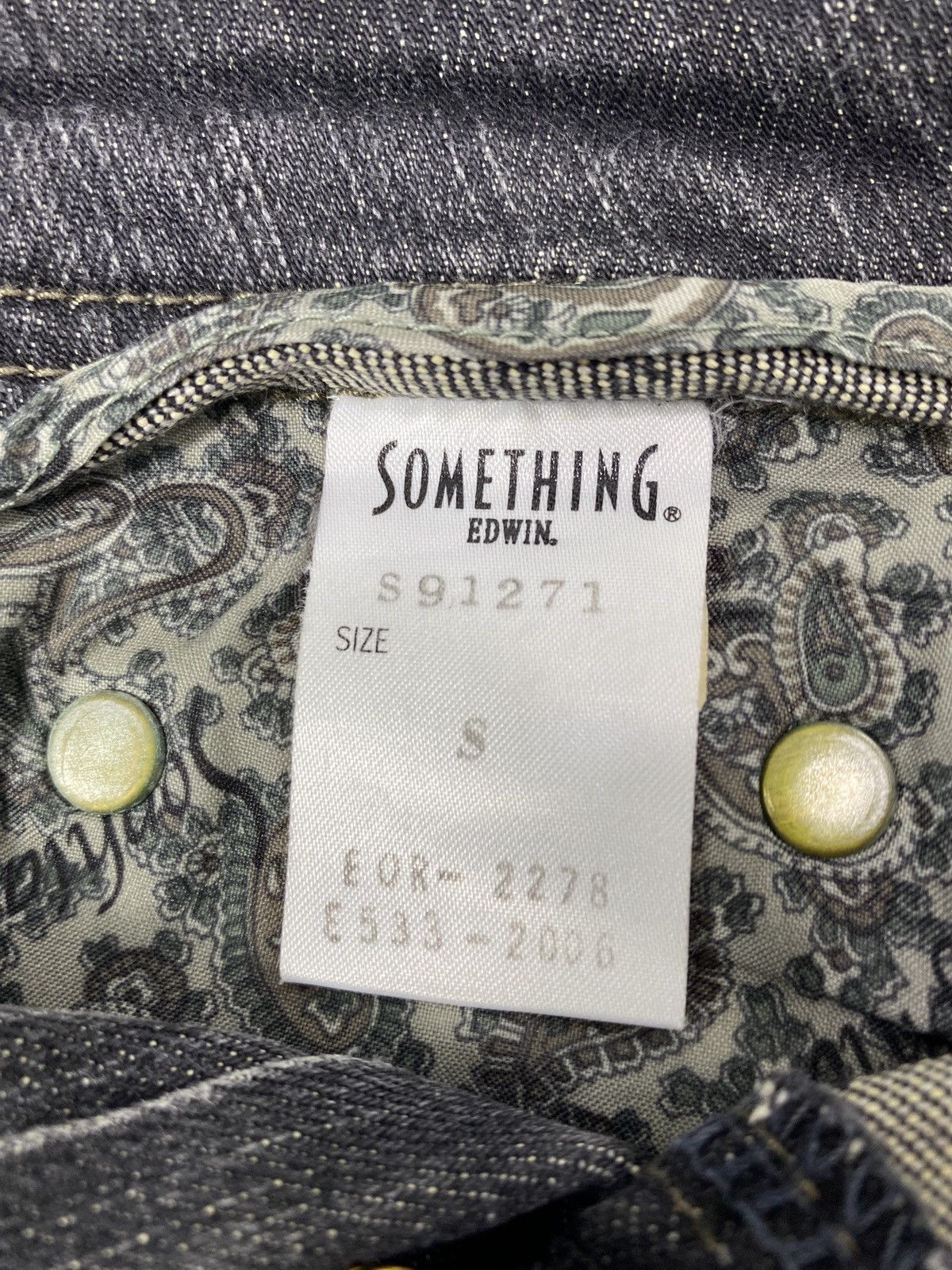Edwin Sophia by Something Edwin Jeans - J1007 Size 27" / US 4 / IT 40 - 11 Thumbnail
