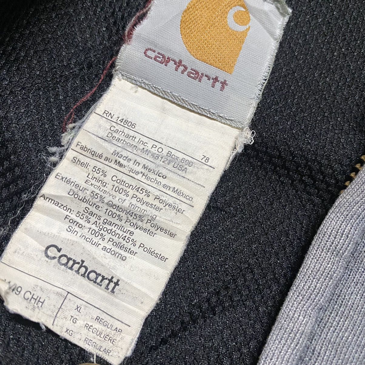 Carhartt Vintage 90s Carhartt Hoodie Thermal Sun Faded Size US XL / EU 56 / 4 - 16 Thumbnail