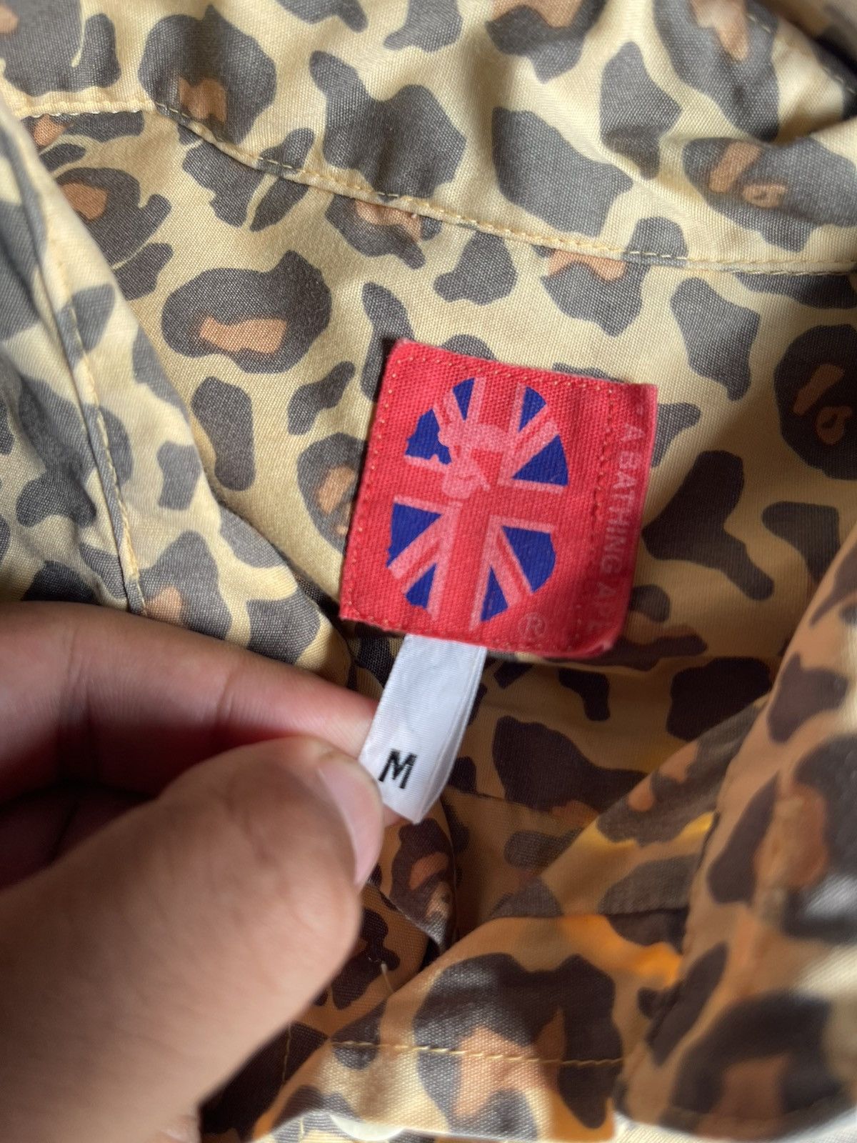 Bape OG Bape Leopard Camo Button Shirt A Bathing Ape Size US M / EU 48-50 / 2 - 5 Thumbnail