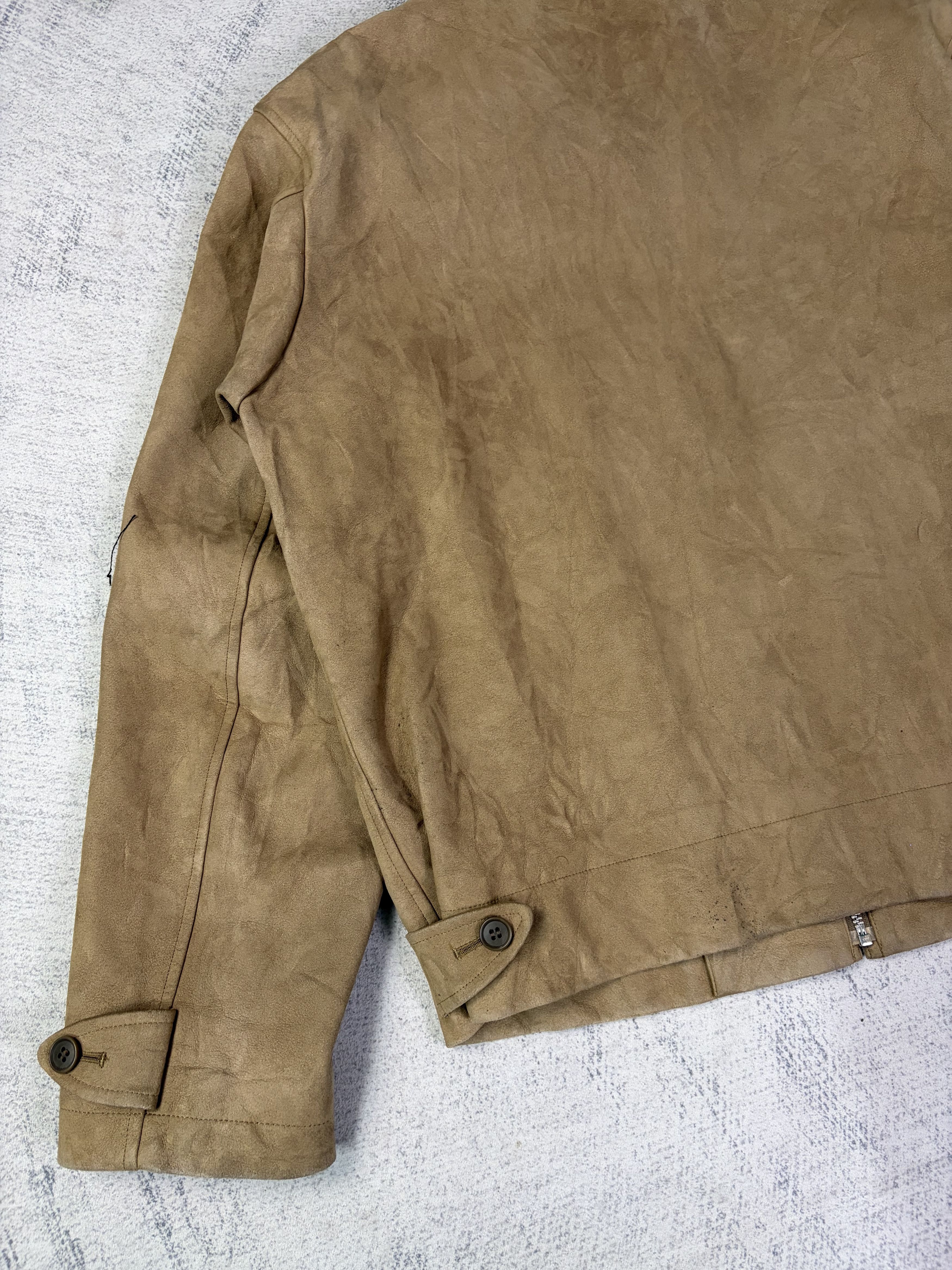 Yohji Yamamoto Yohji Yamamoto AAR Faux Suede Jacket Size US L / EU 52-54 / 3 - 7 Thumbnail