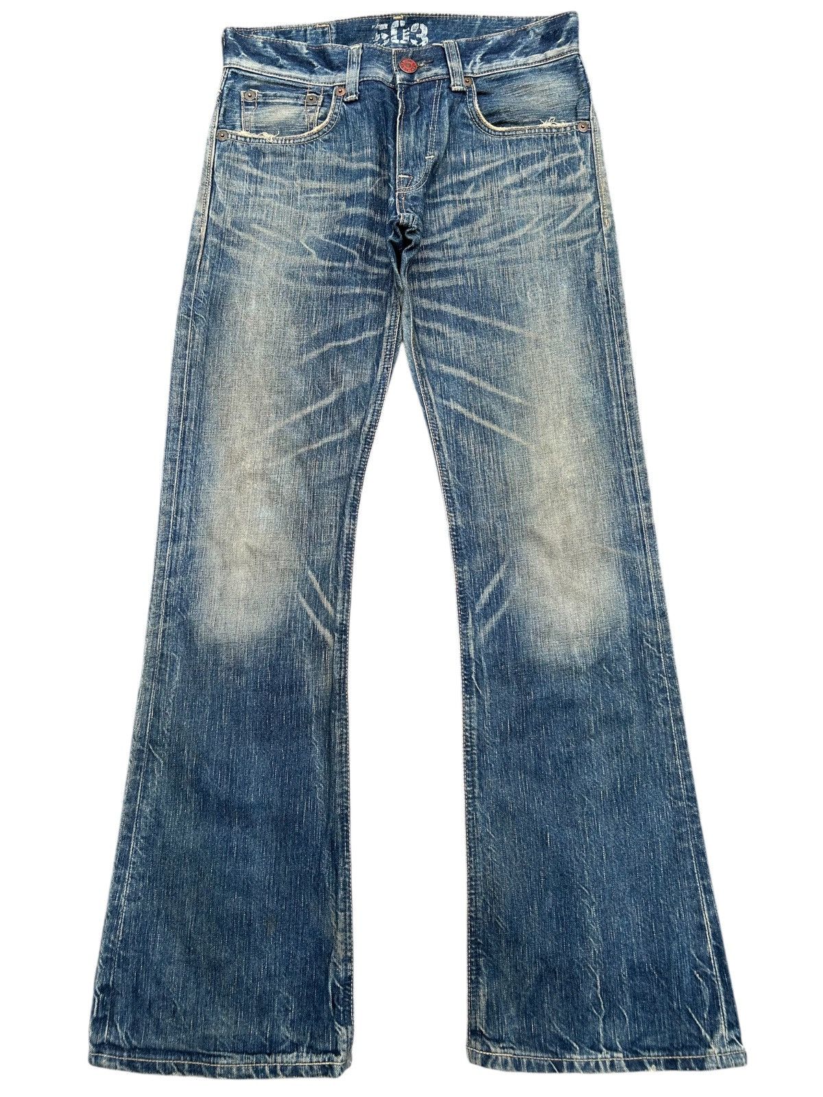 Kapital Flare Vintage Edwin Distressed Denim Jeans Size US 31 - 1 Thumbnail