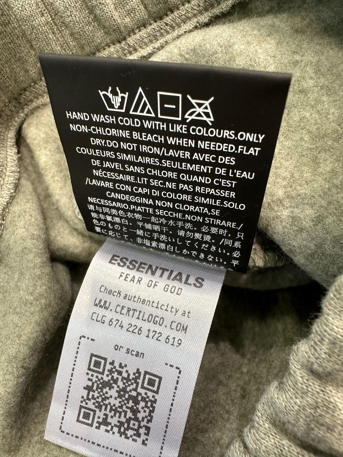 Essentials ESSENTIALS - Vintage Fleece Sweatpant Concrete Heather Size US 32 / EU 48 - 4 Thumbnail