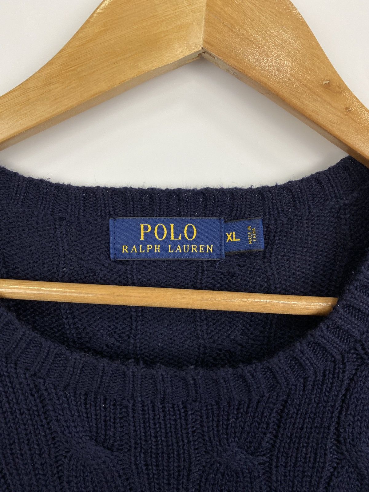 Polo Ralph Lauren 🇺🇸 Vintage Y2K Ralph Lauren Knitted Sweater Rare Retro Aran Size US XL / EU 56 / 4 - 5 Thumbnail