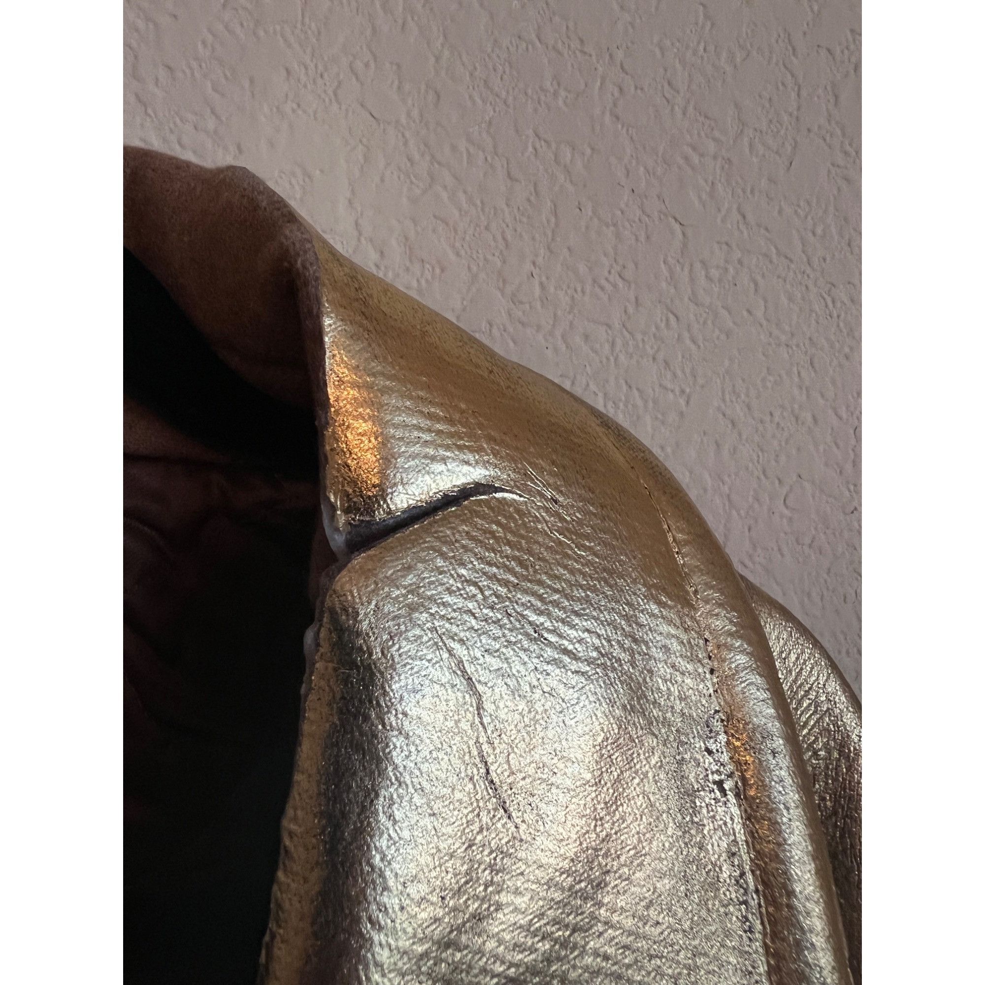Dries Van Noten Dries Van Noten Belted Metalic Coated Wool Womens Jacket - S Size L / US 10 / IT 46 - 9 Thumbnail
