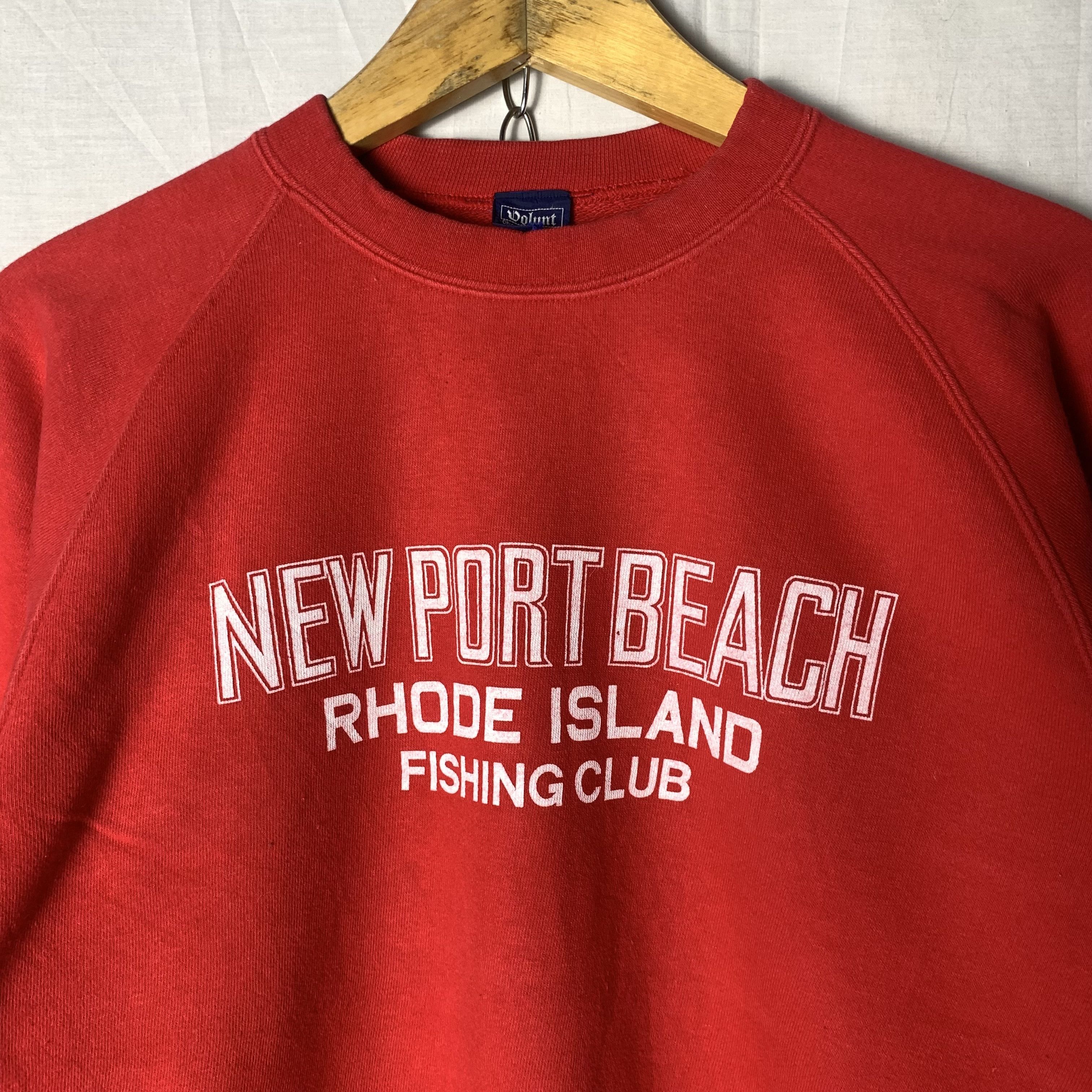 Vintage Vintage New Port Beach Fishing Club Sweatshirt Crewneck Size US M / EU 48-50 / 2 - 2 Thumbnail