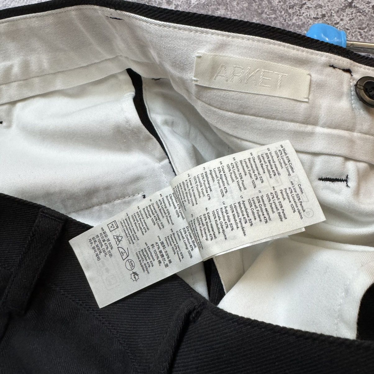 Arket Arket Loose fit Pleated Cotton-Twill Trousers loose baggy Size US 29 - 6 Thumbnail