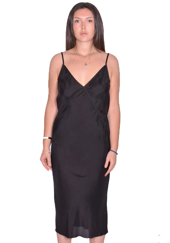 Rick Owens o1y0126 Midi Dress in Black Size XS / US 0-2 / IT 36-38 - 1 Thumbnail