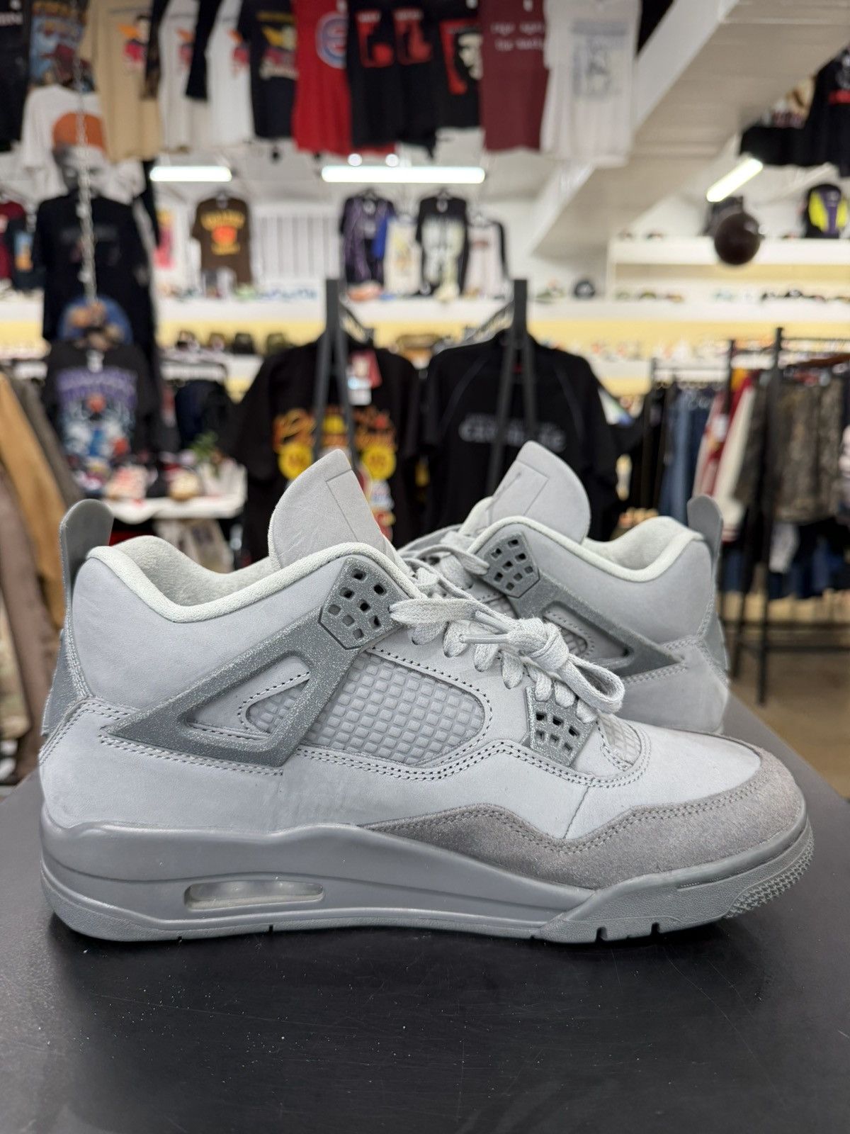 Jordan Brand Air Jordan 4 Paris Olympic Wet Cement Size 9 (2024) Size US 9 / EU 42 - 3 Thumbnail