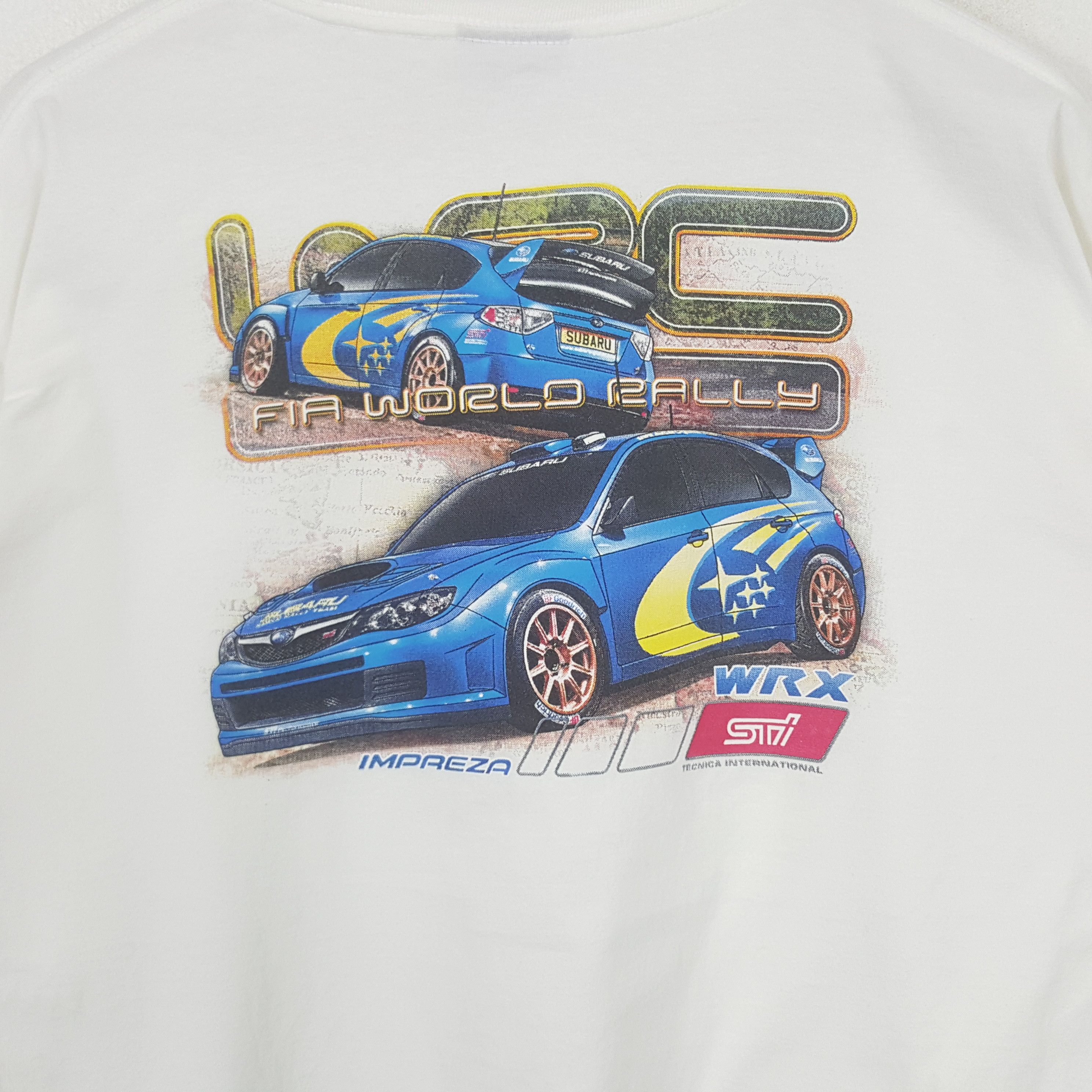 Vintage Vintage Subaru Impreza WRX STI Rally Team Tshirt RR11 Size US XL / EU 56 / 4 - 2 Thumbnail