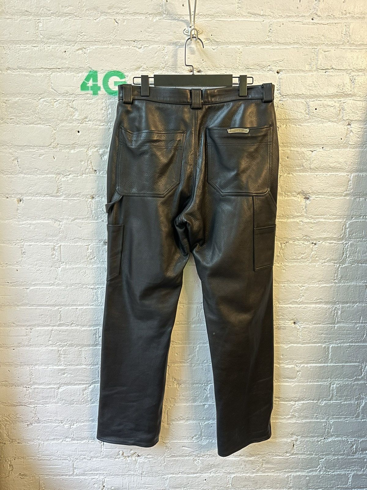 Chrome Hearts CHROME HEARTS FATIGUE LEATHER PANTS Size US 32 / EU 48 - 3 Thumbnail