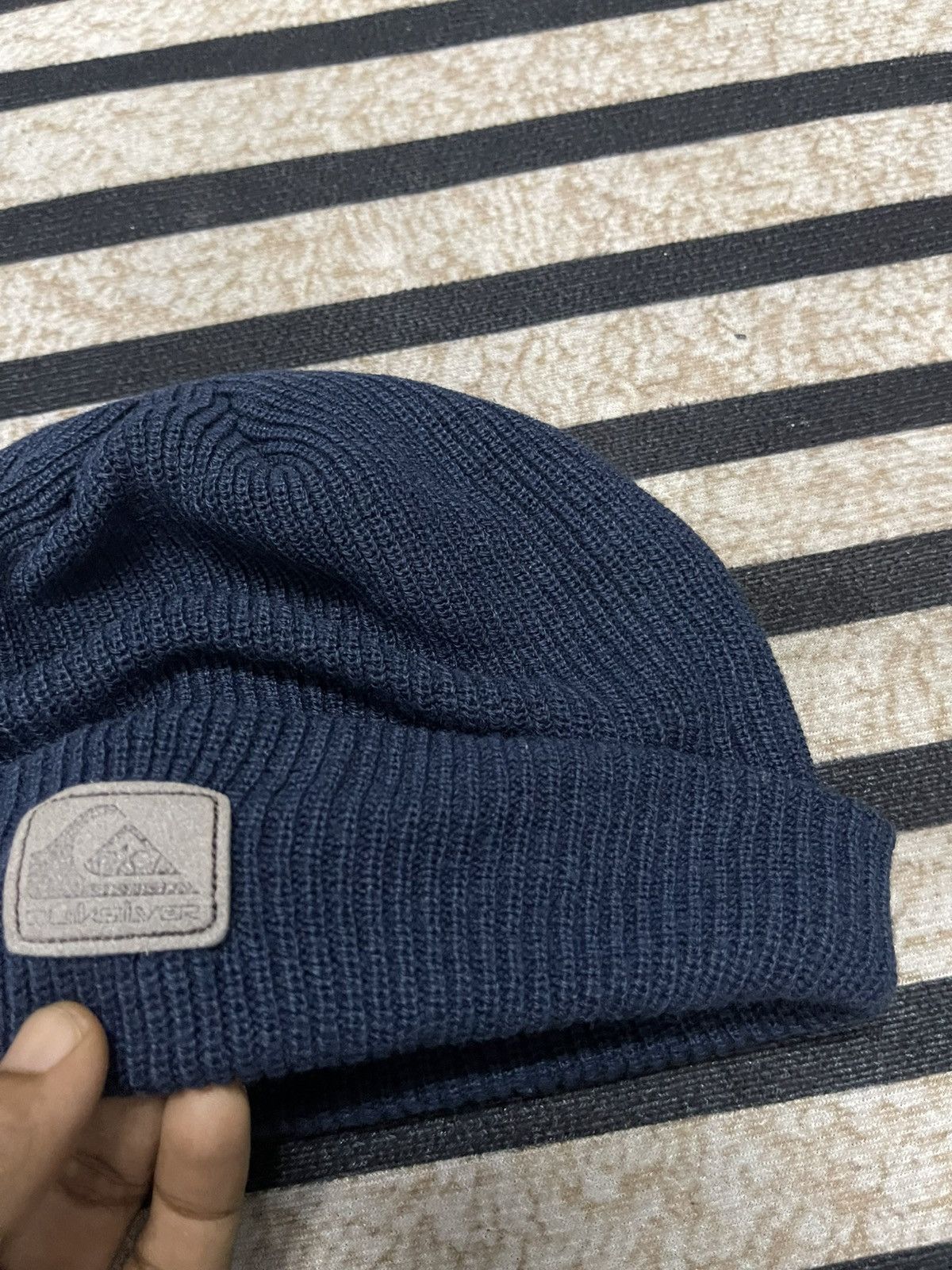 Quiksilver VINTAGE Y2K QUICKSILVER BEANIE HAT SMALL LOGO Size ONE SIZE - 4 Thumbnail