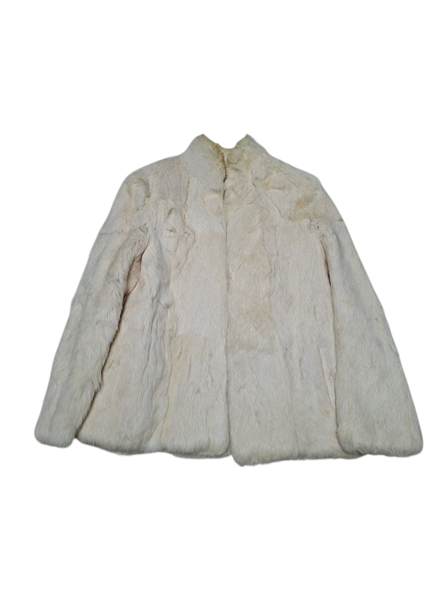Japanese Brand RABBIT FUR SKIN MADE IN HONG KONG LADY`S COAT Size M / US 6-8 / IT 42-44 - 1 Thumbnail