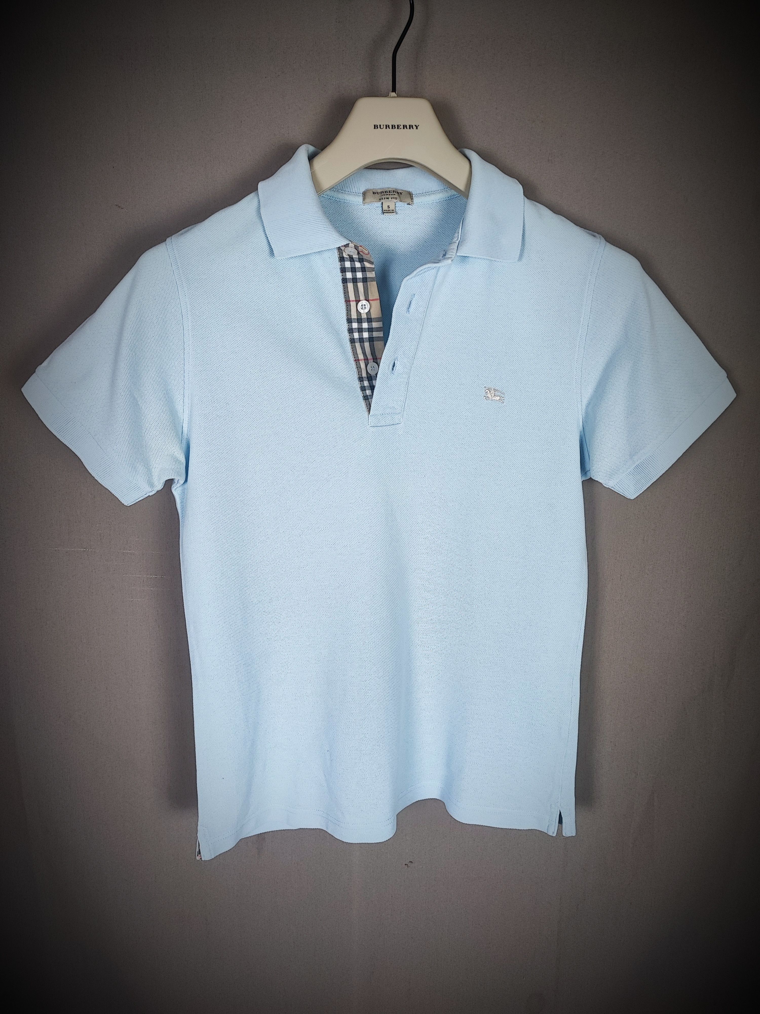 Burberry 🔥 Polo Burberry Size S light blue🔥 Size US S / EU 44-46 / 1 - 2 Thumbnail