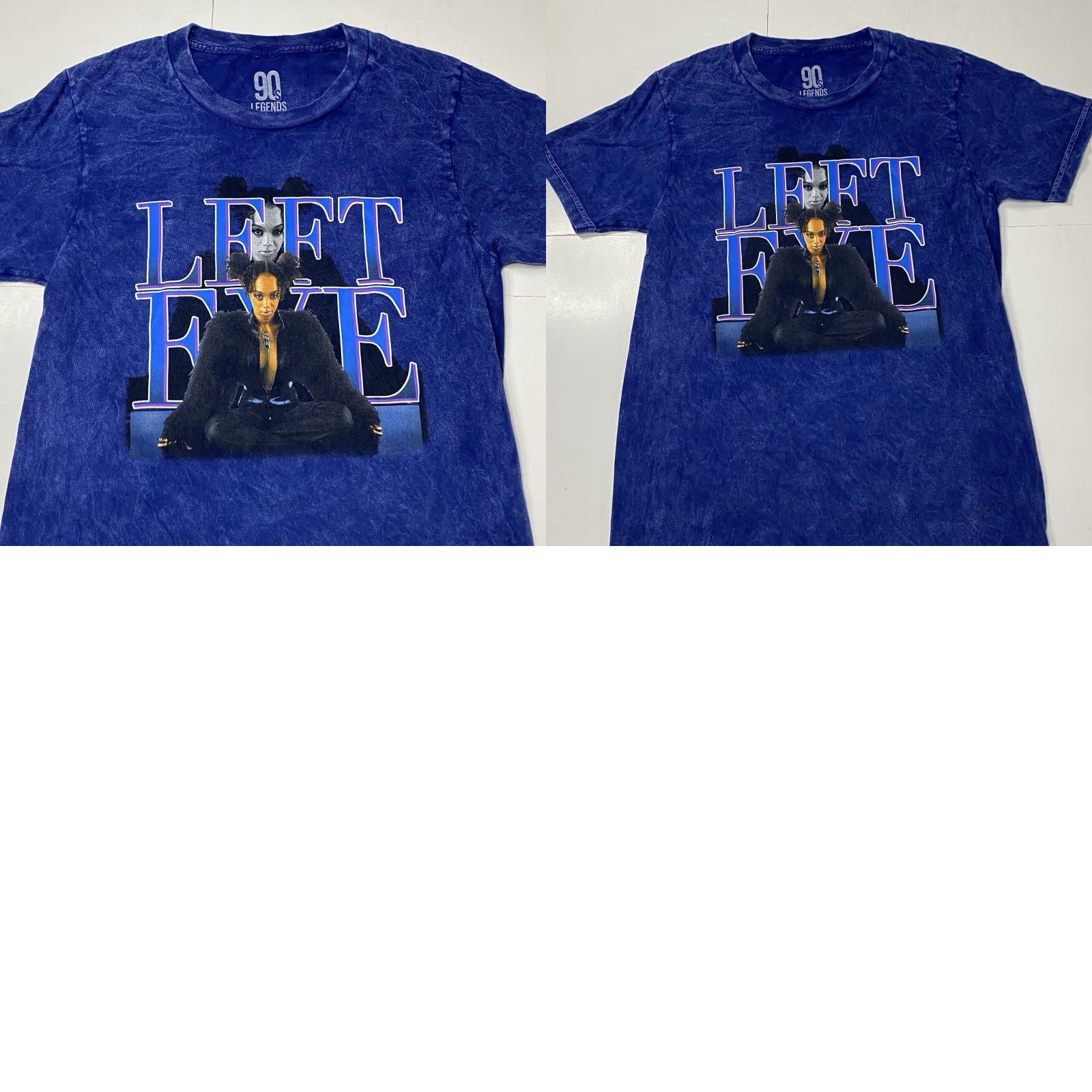 Vintage VINTAGE 90’s Legends Lisa Left Eye Lopes Tie Dyed T Shirt AOP Purple Small S Unisex Adults Tie Dyed 90s Summer Womens Size S / US 4 / IT 40 - 9 Thumbnail