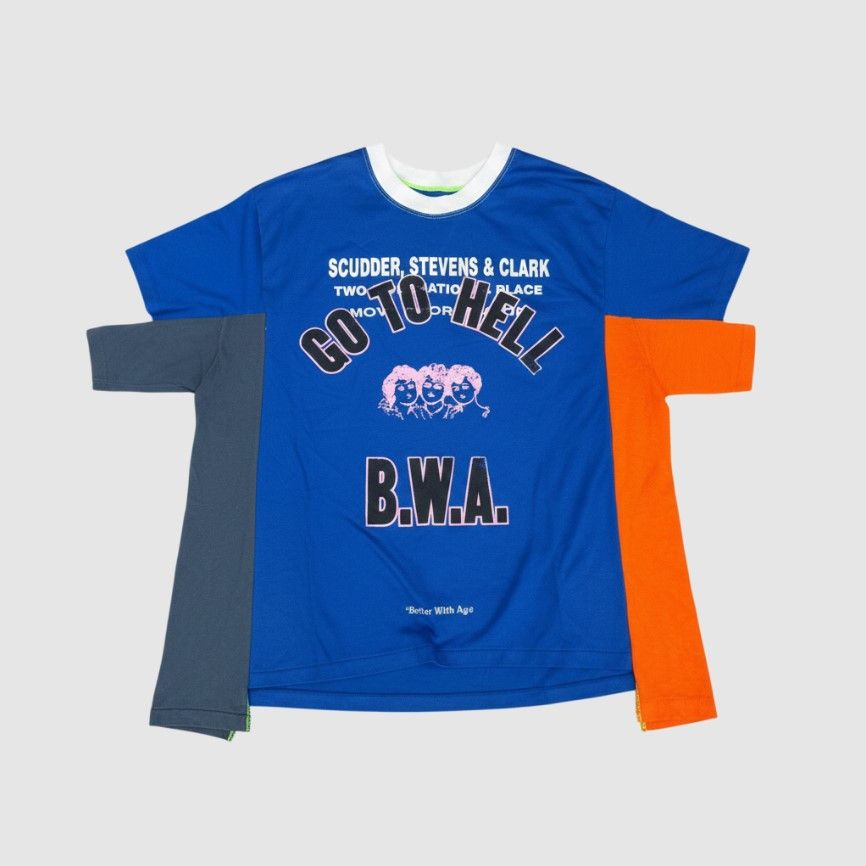 Better With Age '3 Panel' Blue Tee