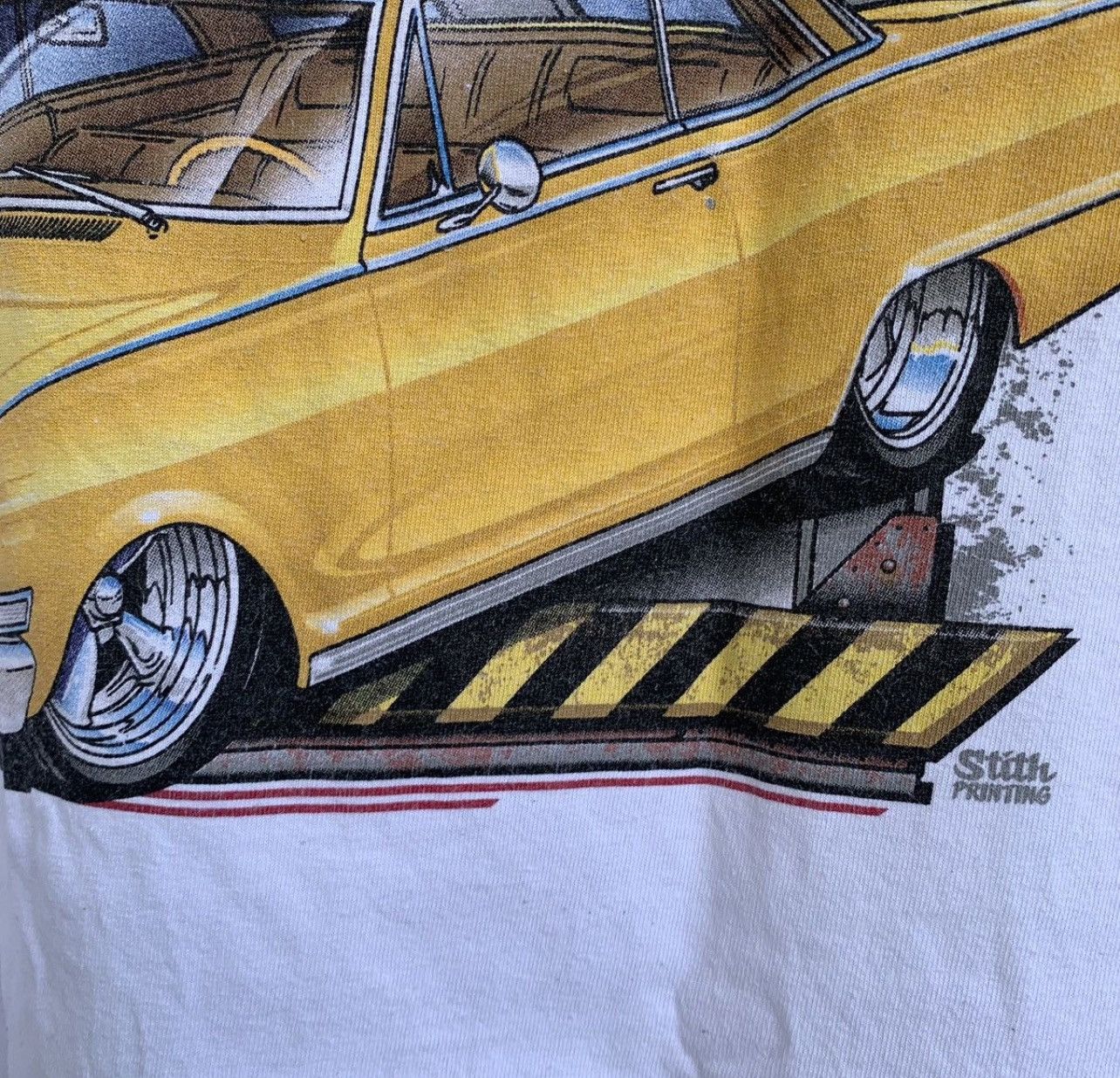 Vintage Vintage Real American Steel Classic muscle Cars Printed Tee Size US XL / EU 56 / 4 - 2 Thumbnail