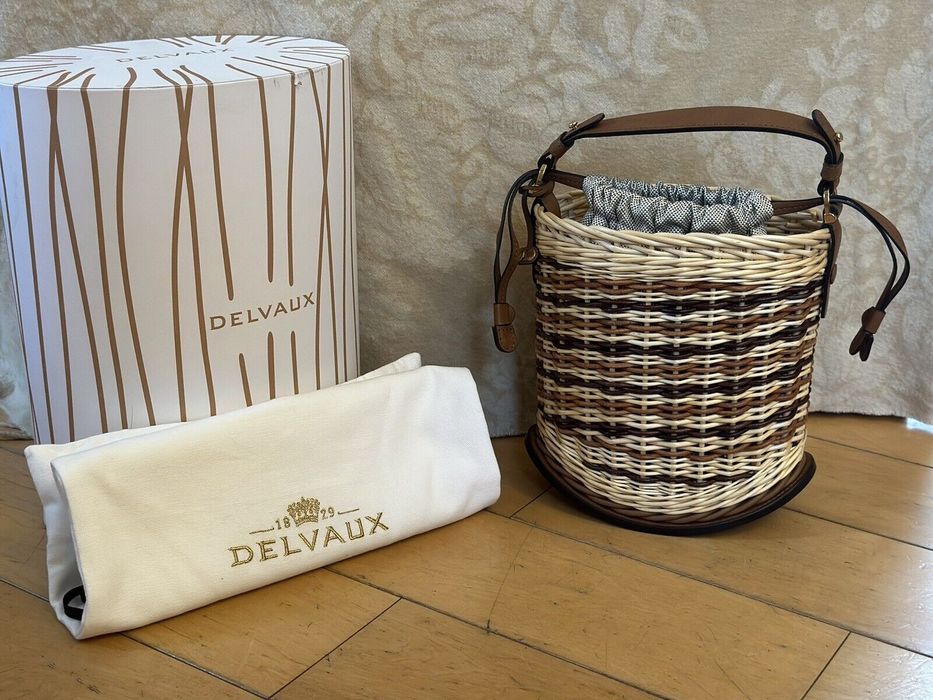 Delvaux Delvaux limited edition Pin Mini Bucket Osier | Grailed