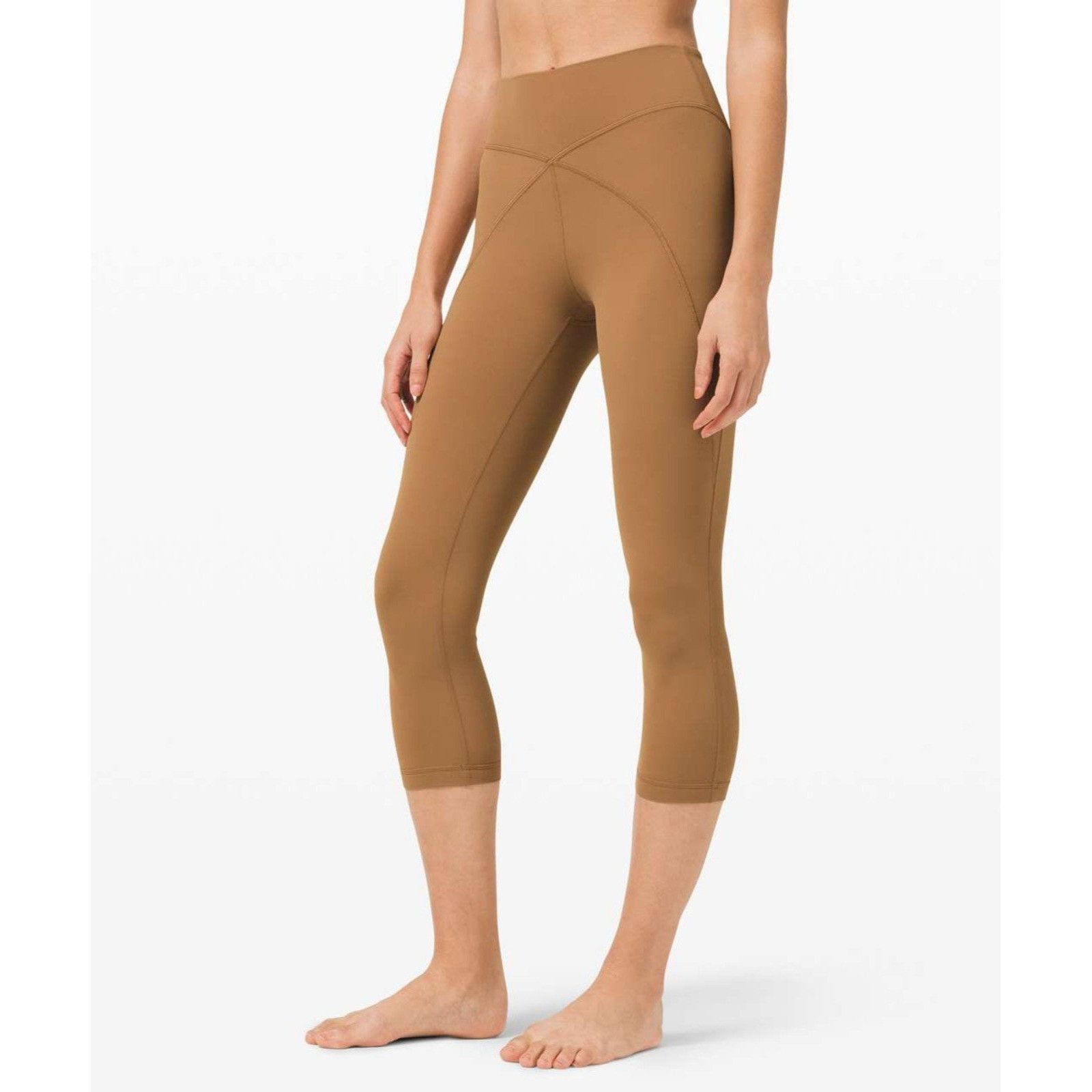 Lululemon Lululemon Get Centred High Rise CropLeggings 21" Saddle Brow Size 27" / US 4 / IT 40 - 2 Thumbnail