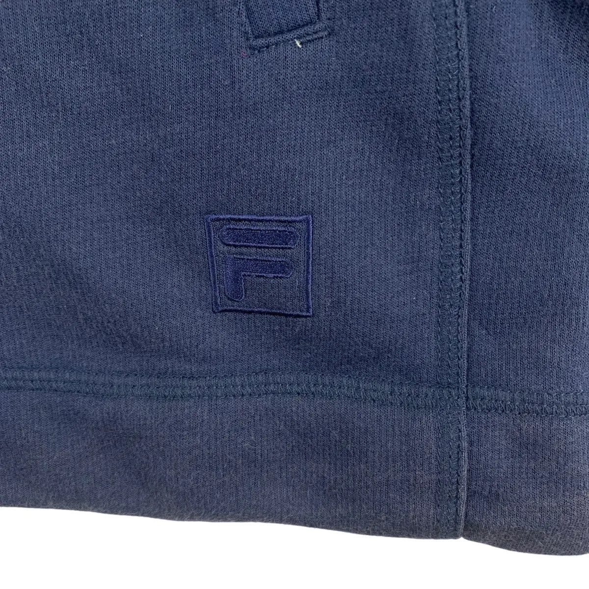 Fila Vtg FILA BIELLA ITALIA Sportiva Big Logo Blue Zipper Sweater Size L / US 10 / IT 46 - 7 Thumbnail