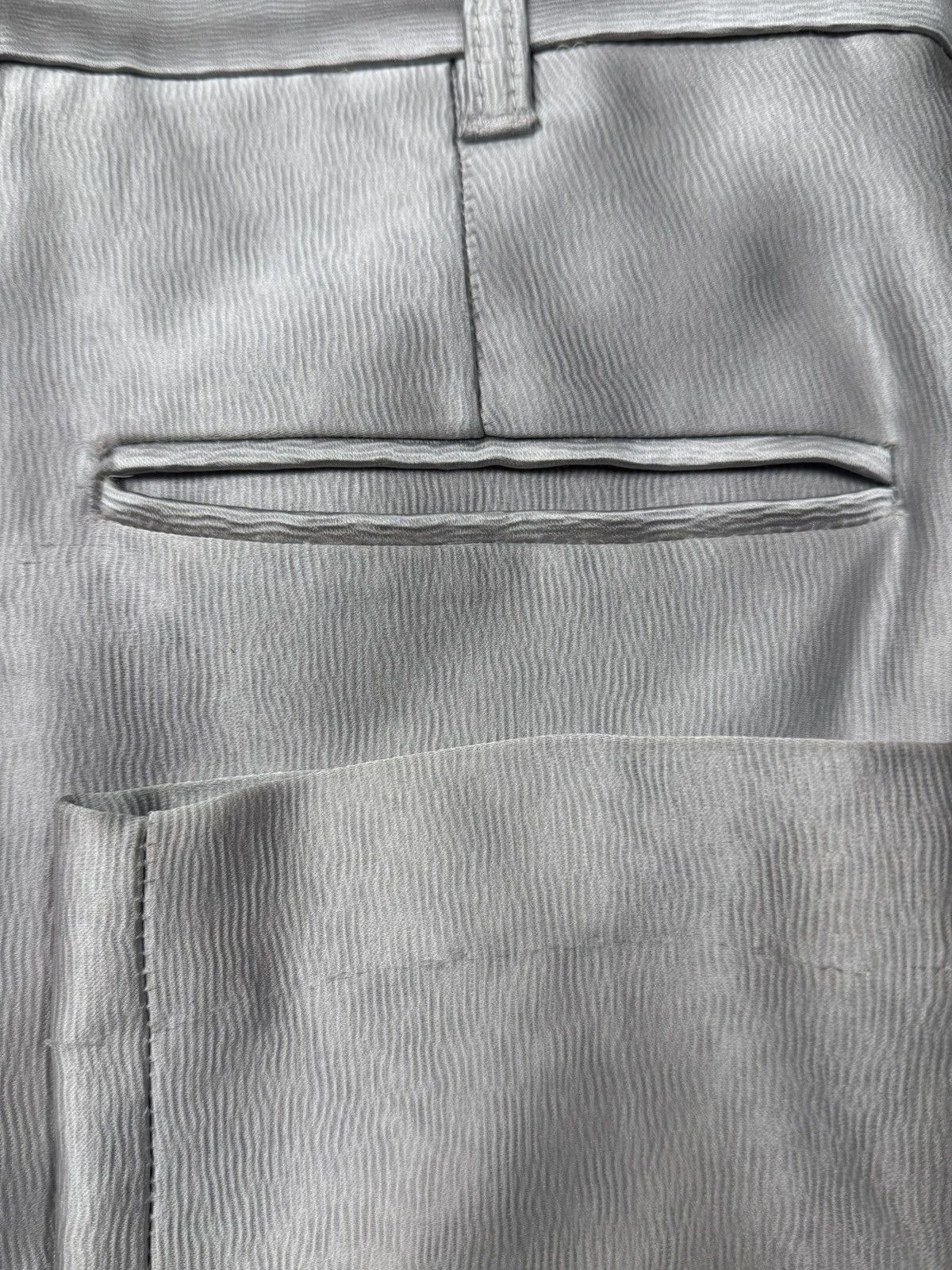 Ann Demeulemeester Ann Demeulemeester Glossy Silver Cropped Pants Size 24" / US 00 / IT 34 - 5 Thumbnail