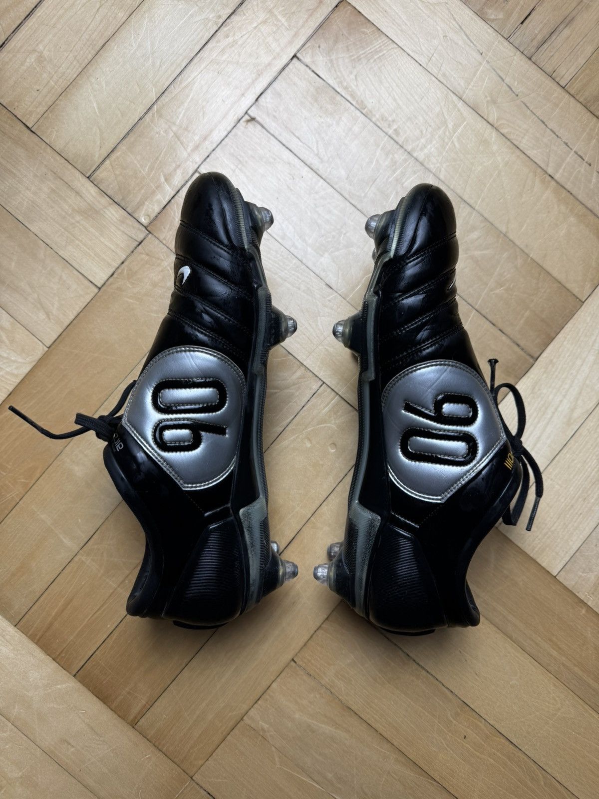 Nike Nike Total 90 Zoom Air SG – Vintage Football Boots / Rare Size US 12 / EU 45 - 13 Thumbnail