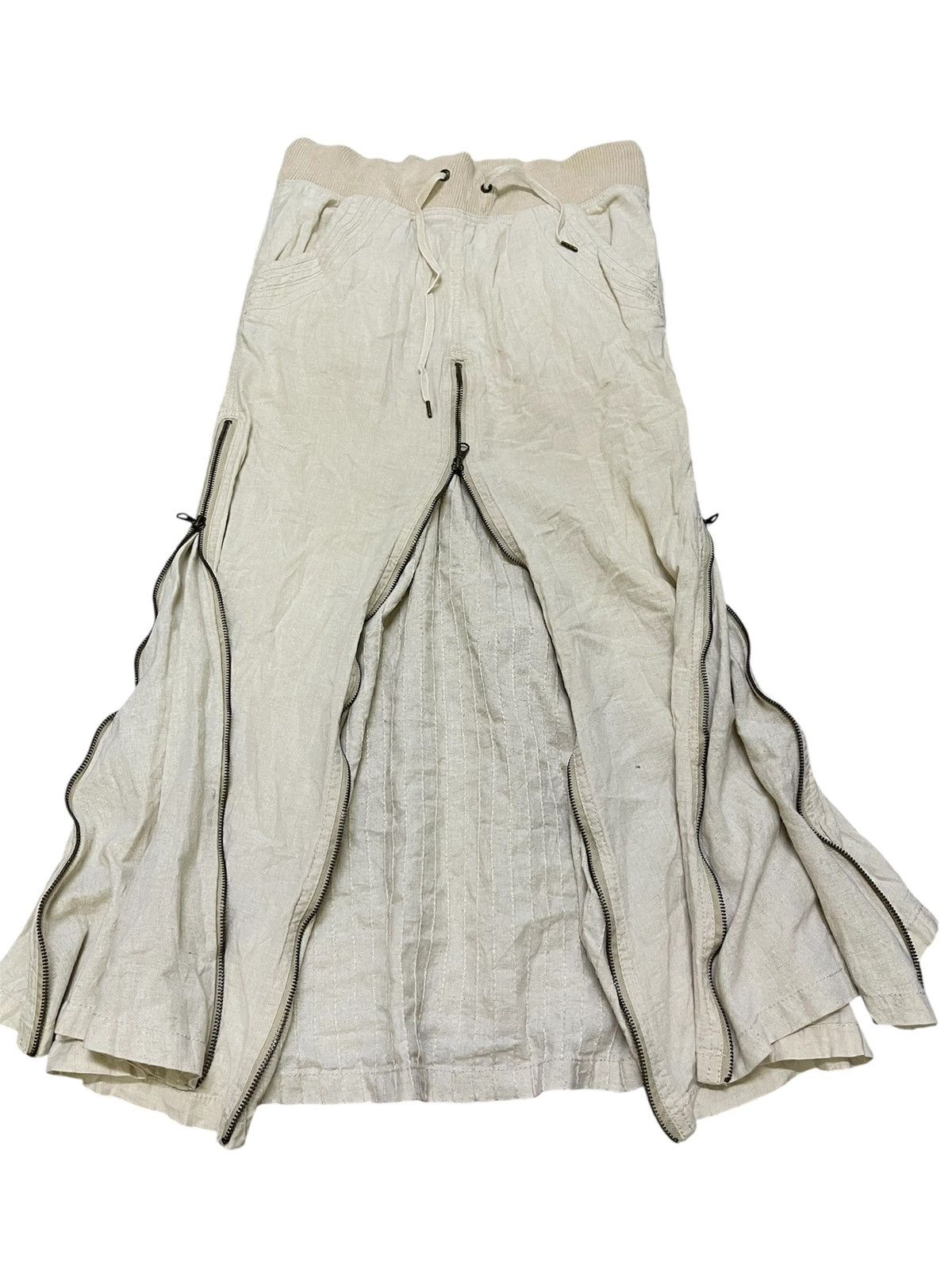 Japanese Brand If Six Was Nine x G.O.A Multi-Zip Maxi Skrit Size 31" - 9 Thumbnail