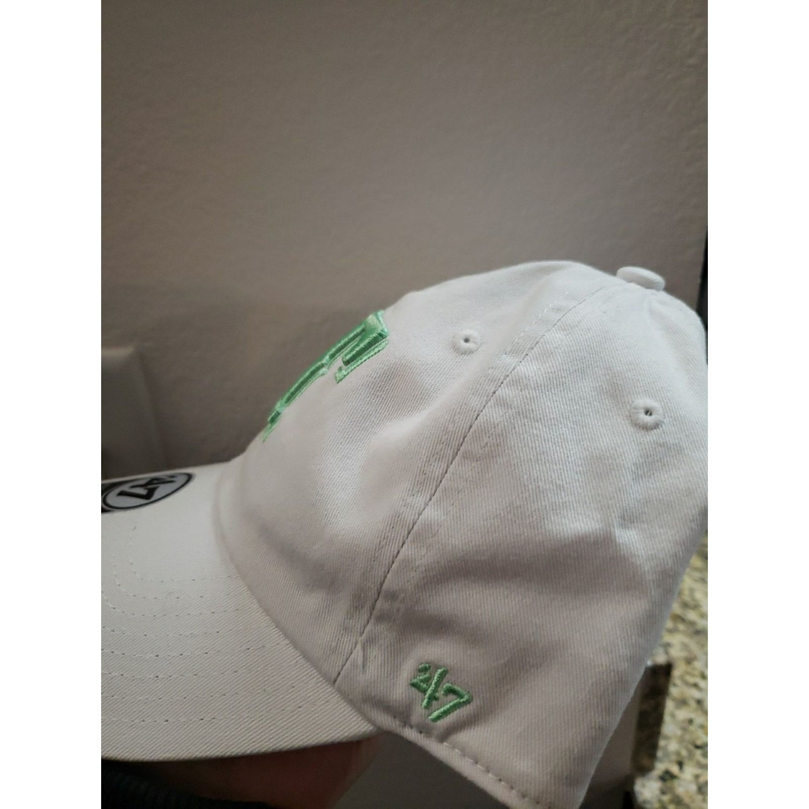 47 Brand Texas Rangers Hat Cap '47 Clean Up Dad Strap White '47 Brand Size ONE SIZE - 4 Thumbnail