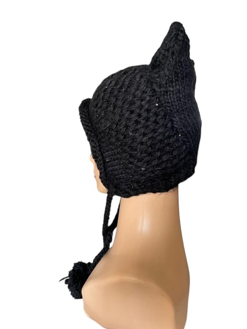 Handmade × Japanese Brand Japanese Brand Bunny Horn Knit Beanie Hat Size ONE SIZE - 4 Thumbnail