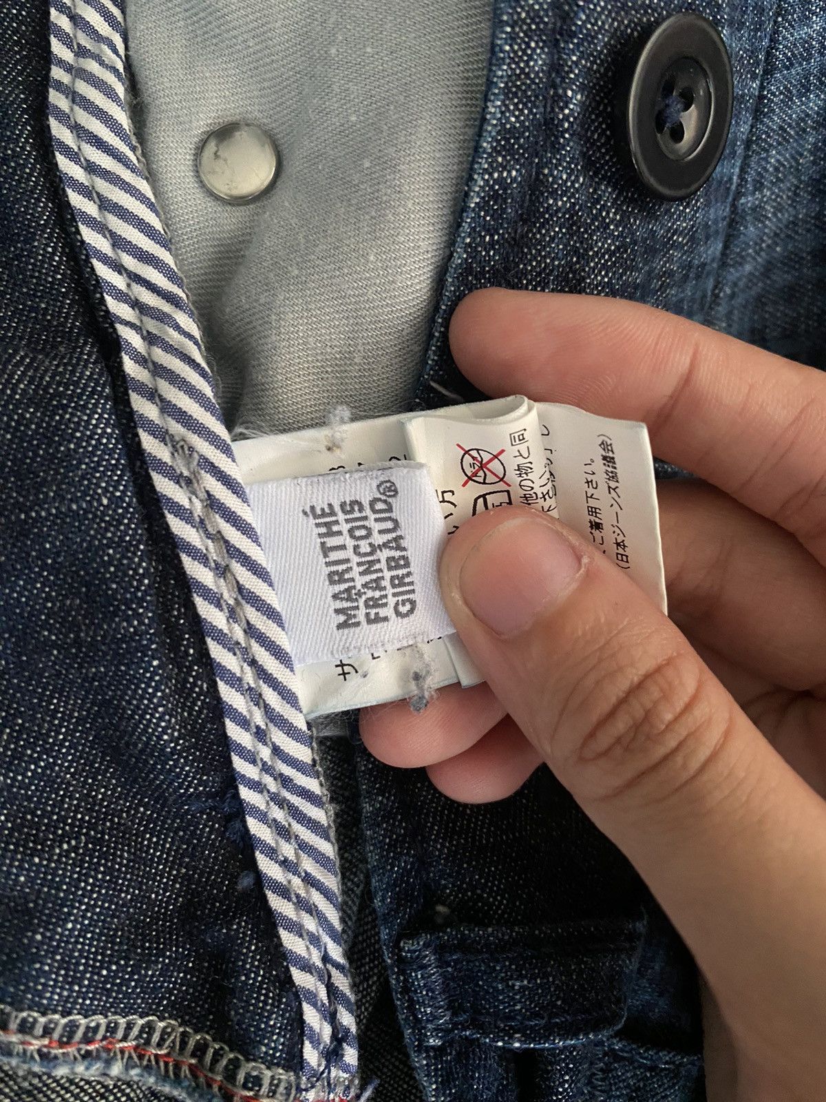 Marithe + Francois Girbaud Marithe Francois Girbaud Avant-Garde Jeans Size US 32 / EU 48 - 9 Thumbnail