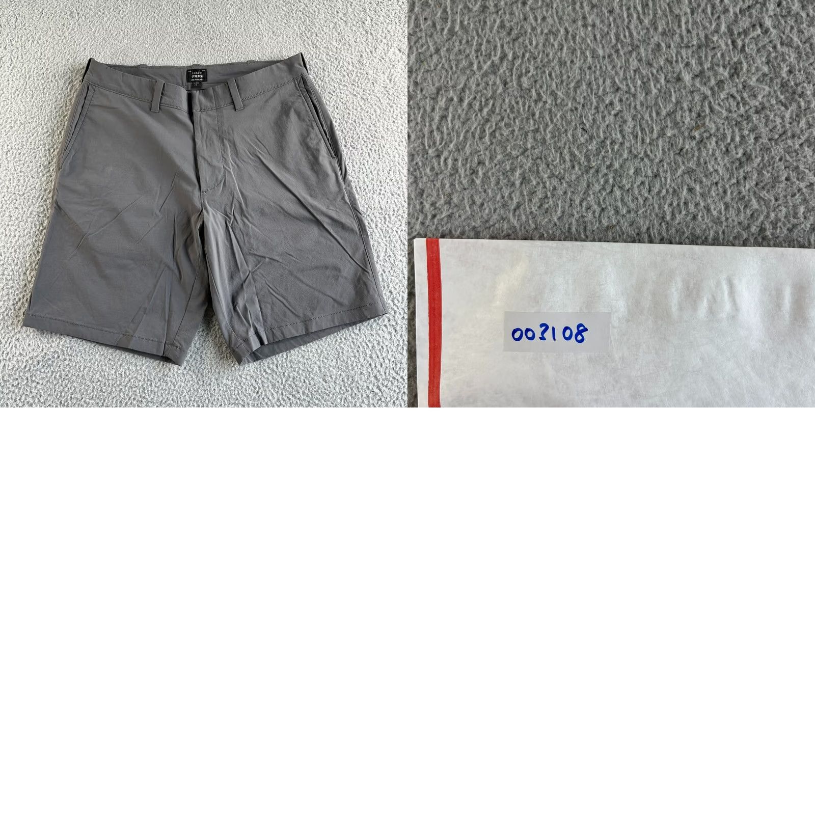 J.Crew J.CREW Shorts Mens 30 Gray Chino Hybrid Performance Stretch Golf Outdoor Casual Travel Beach Outdoor Sports Size US 30 / EU 46 - 8 Thumbnail