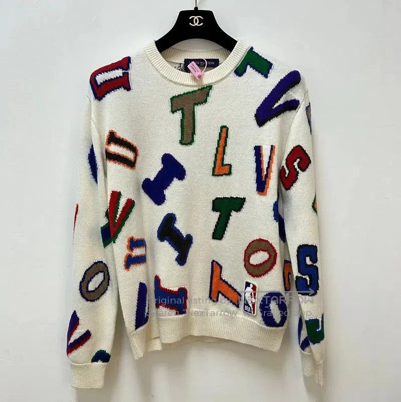 Louis Vuitton Louis Vuitton Colorful Long Sleeve Knit Sweater . Size US S / EU 44-46 / 1 - 1 Thumbnail