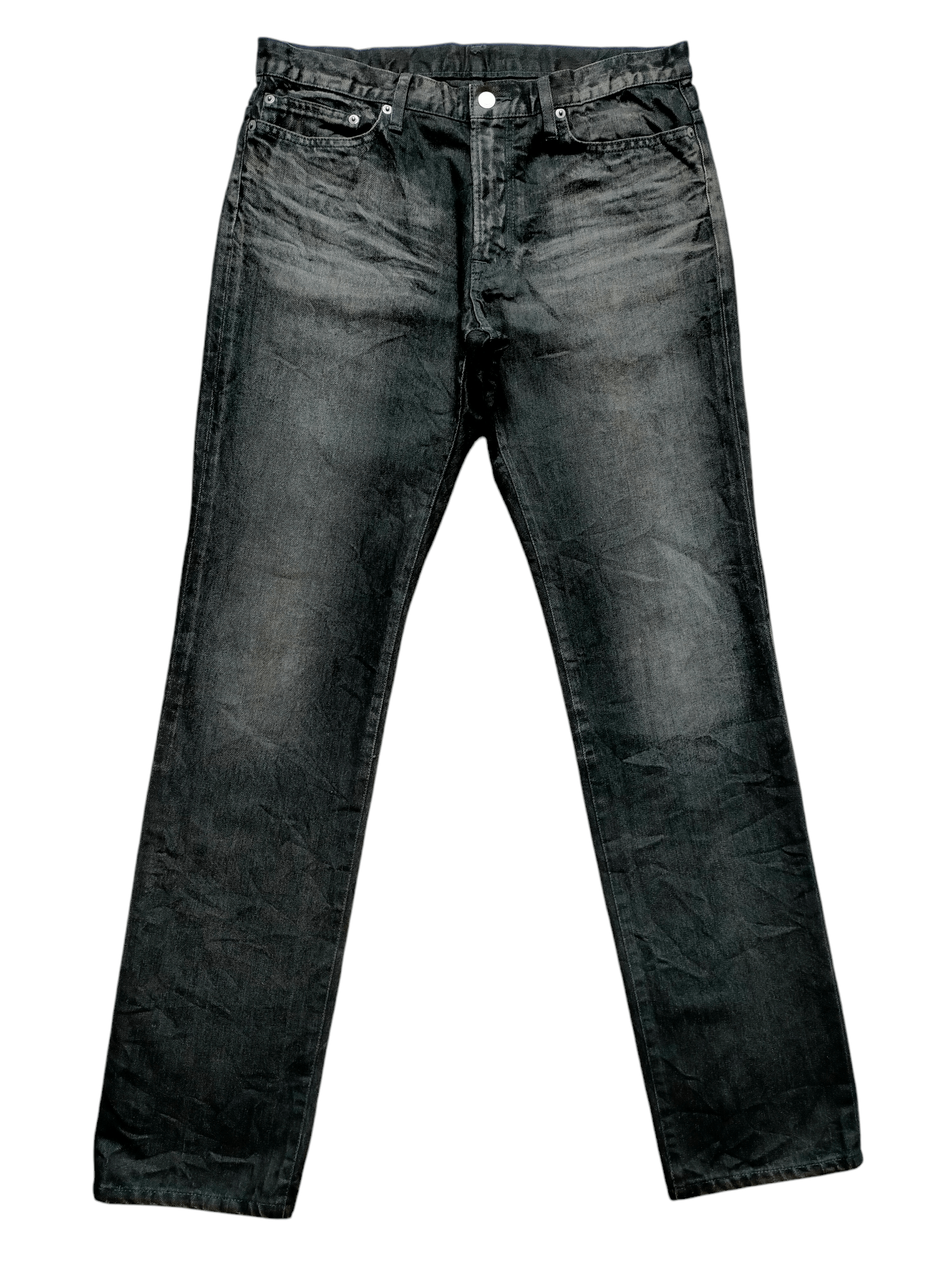 Lanvin Lanvin eu Bleu Black Embroidered Logo Denim Pants Size US 34 / EU 50 - 4 Thumbnail