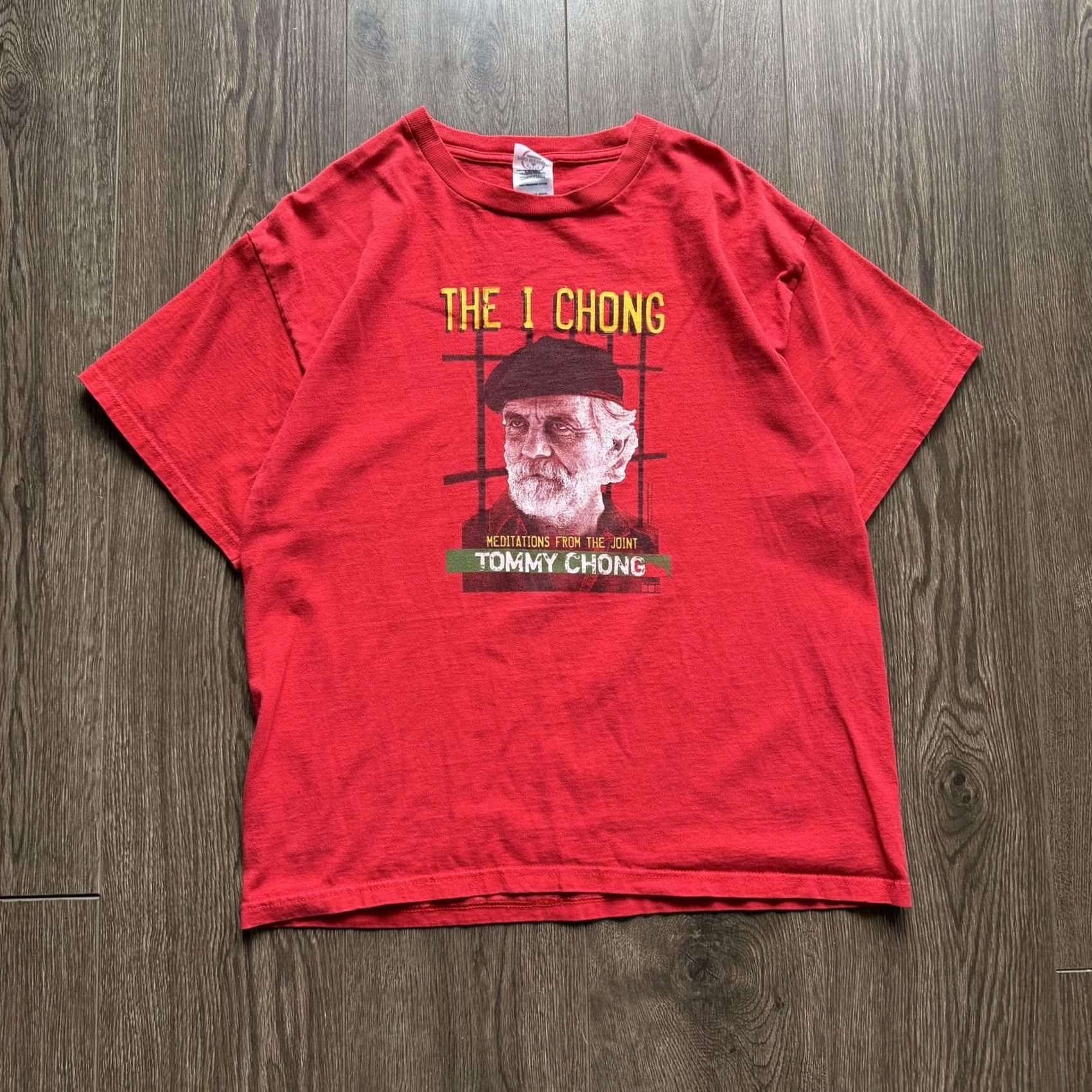 Vintage Y2K Tommy Chong Shirt Mens Large Red The I Chong 420 Graphic Tee Top Size US L / EU 52-54 / 3 - 3 Thumbnail